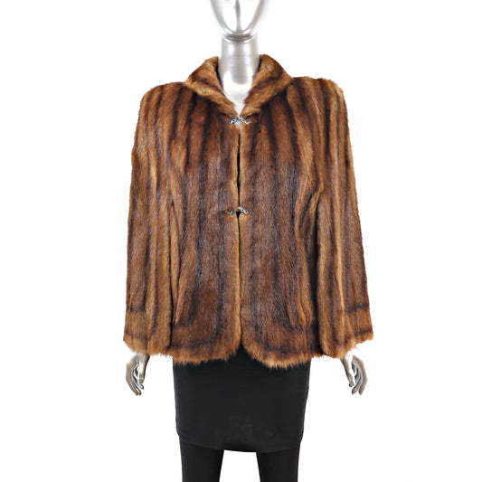 Chine Mink Cape- Size S