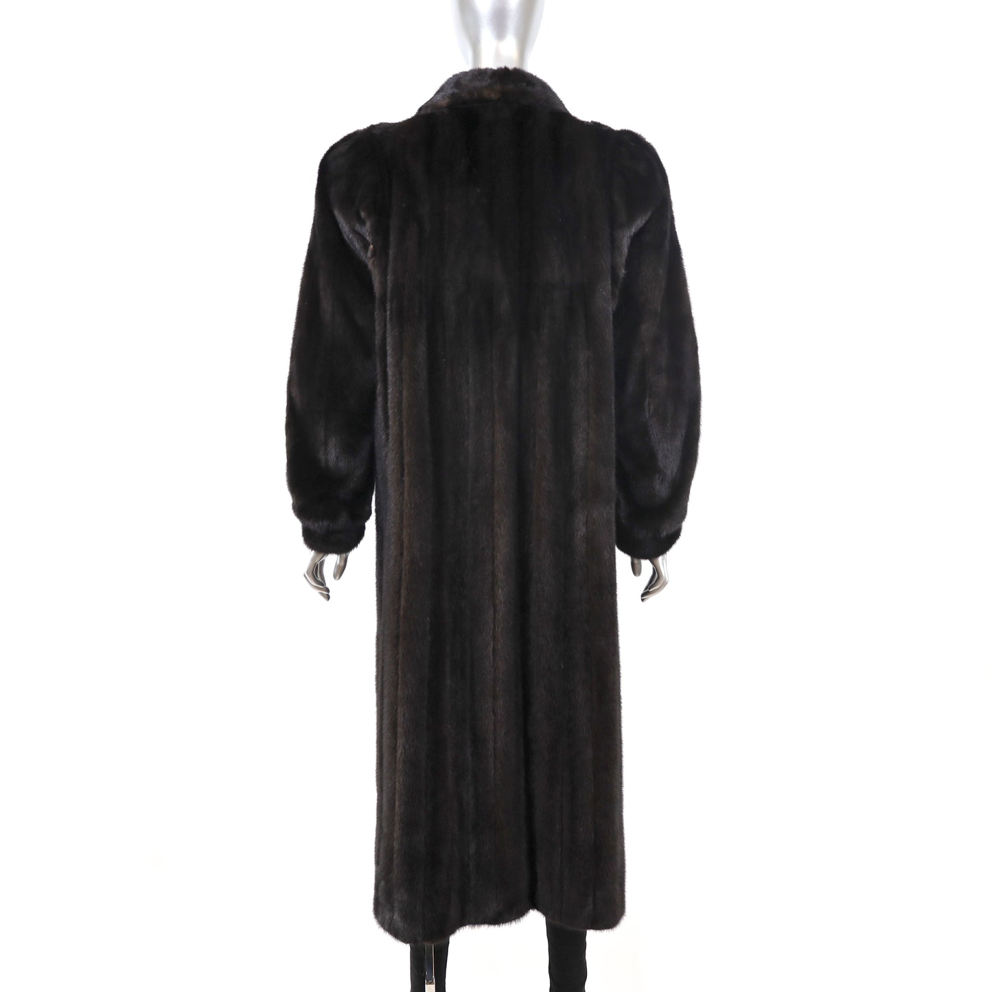 Black Mink Coat- Size M-L