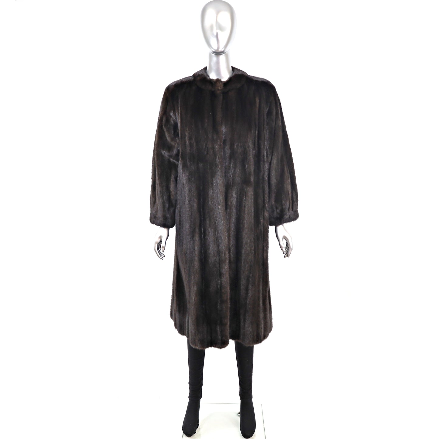 Ben Kahn Black Mink Coat- Size XL