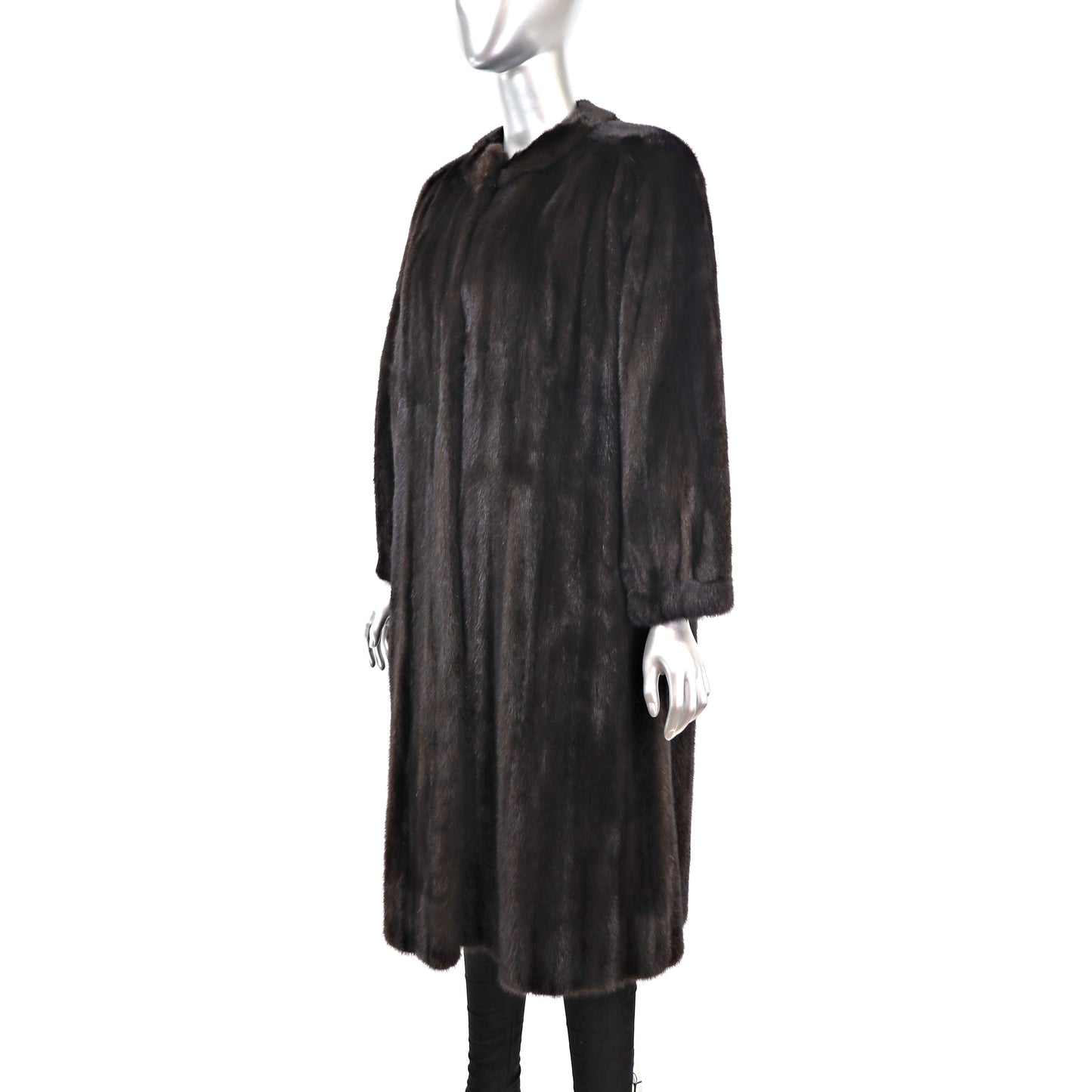 Ben Kahn Black Mink Coat- Size XL