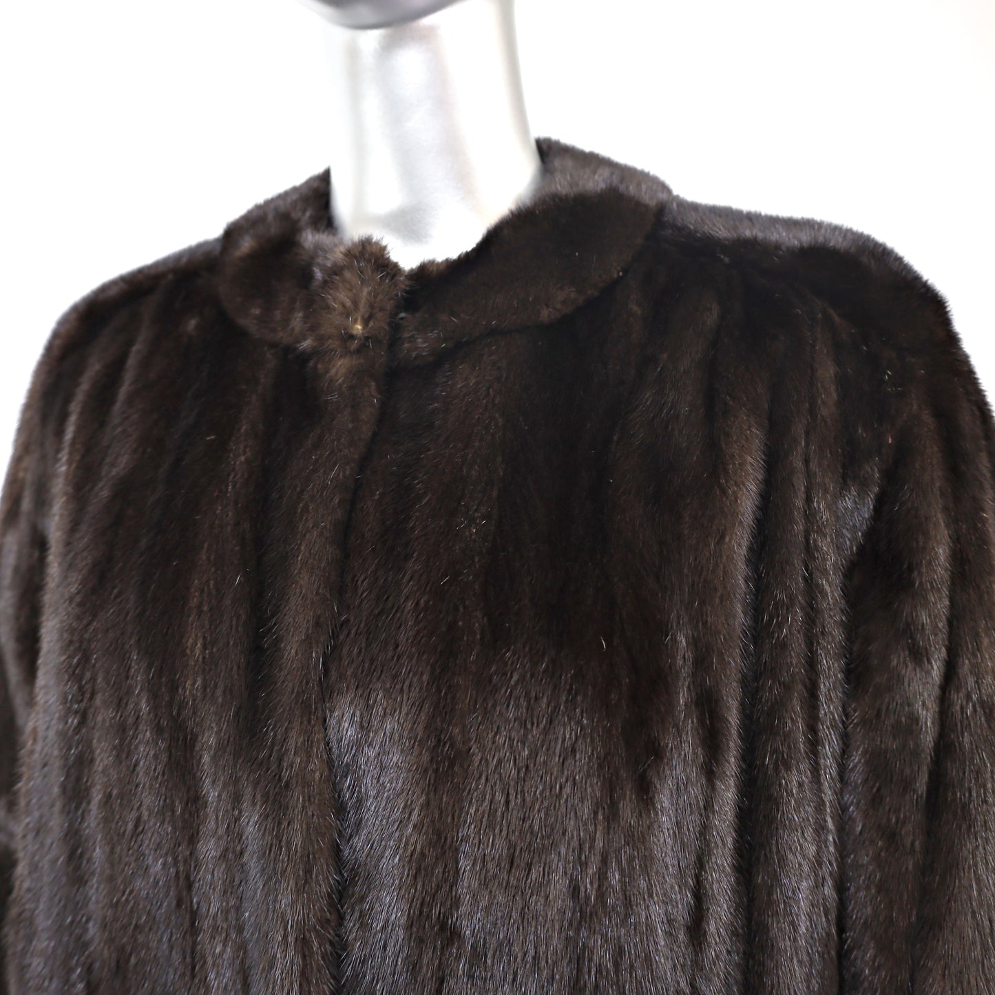 Ben Kahn Black Mink Coat- Size XL