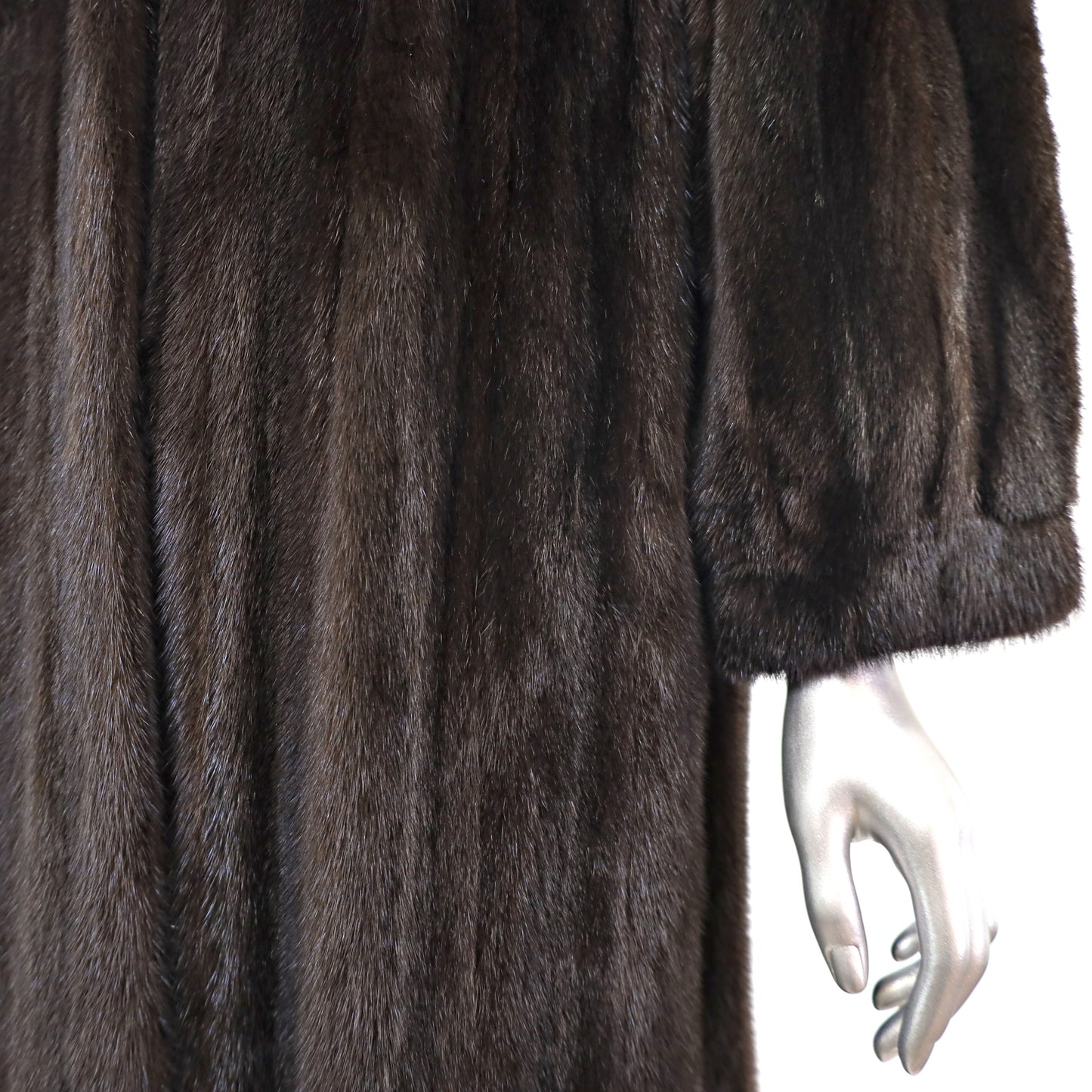 Ben Kahn Black Mink Coat- Size XL