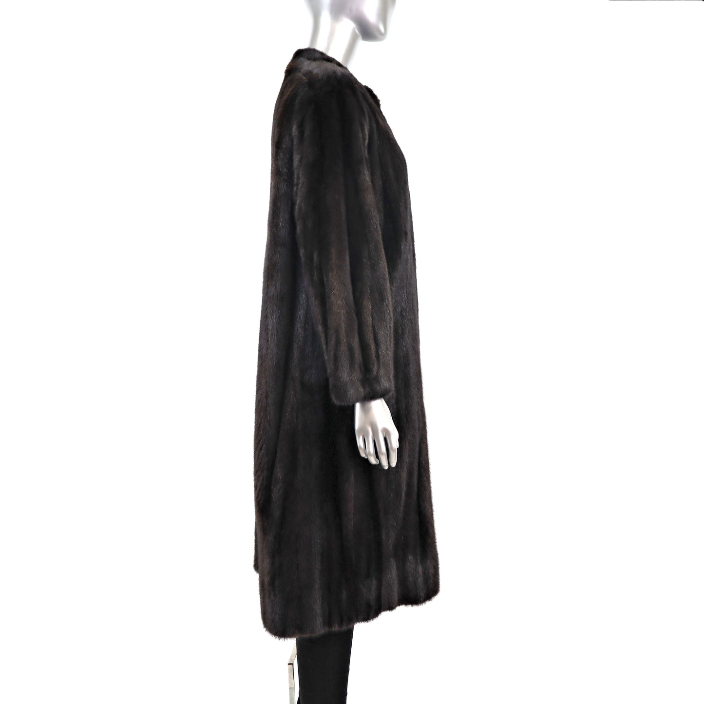 Ben Kahn Black Mink Coat- Size XL