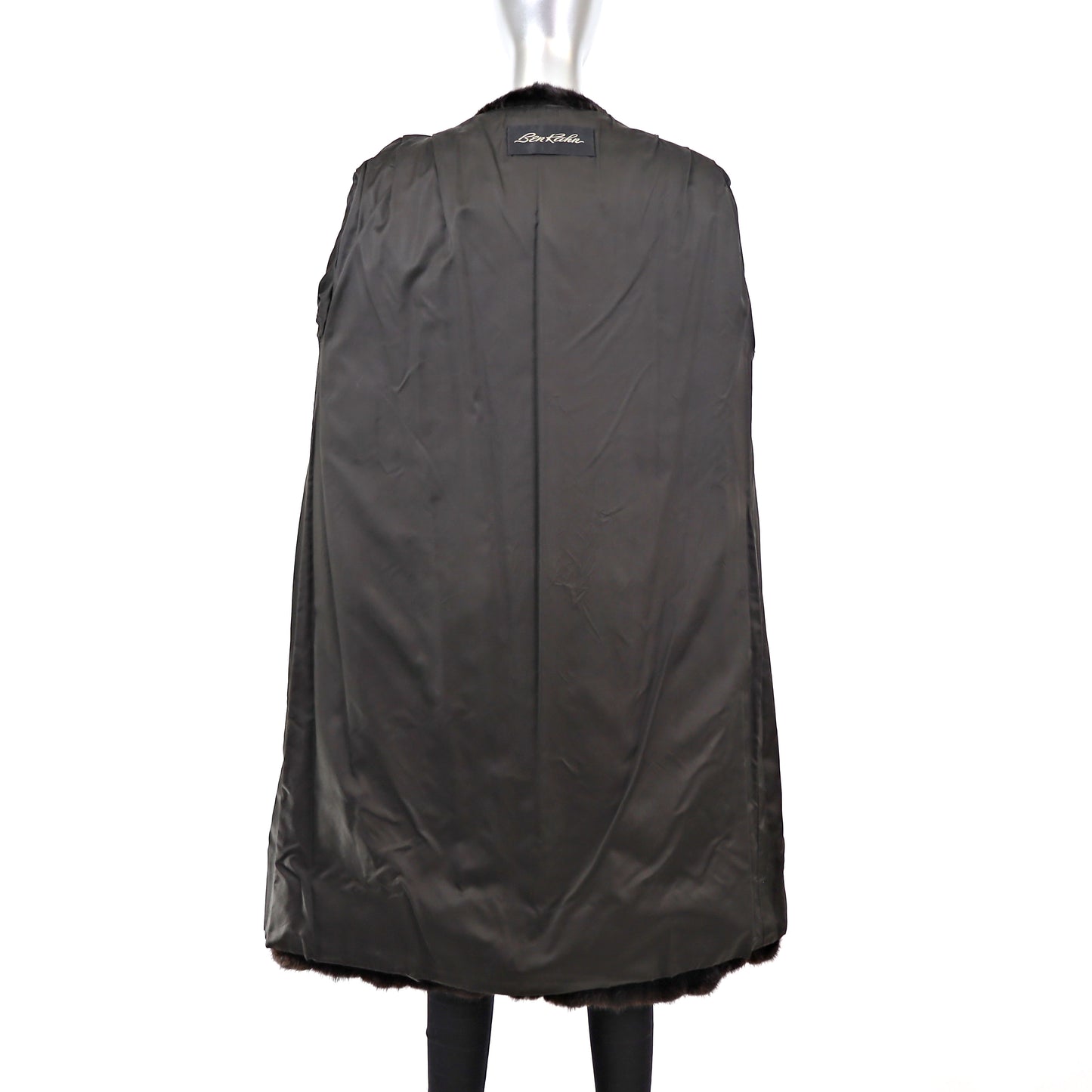 Ben Kahn Black Mink Coat- Size XL