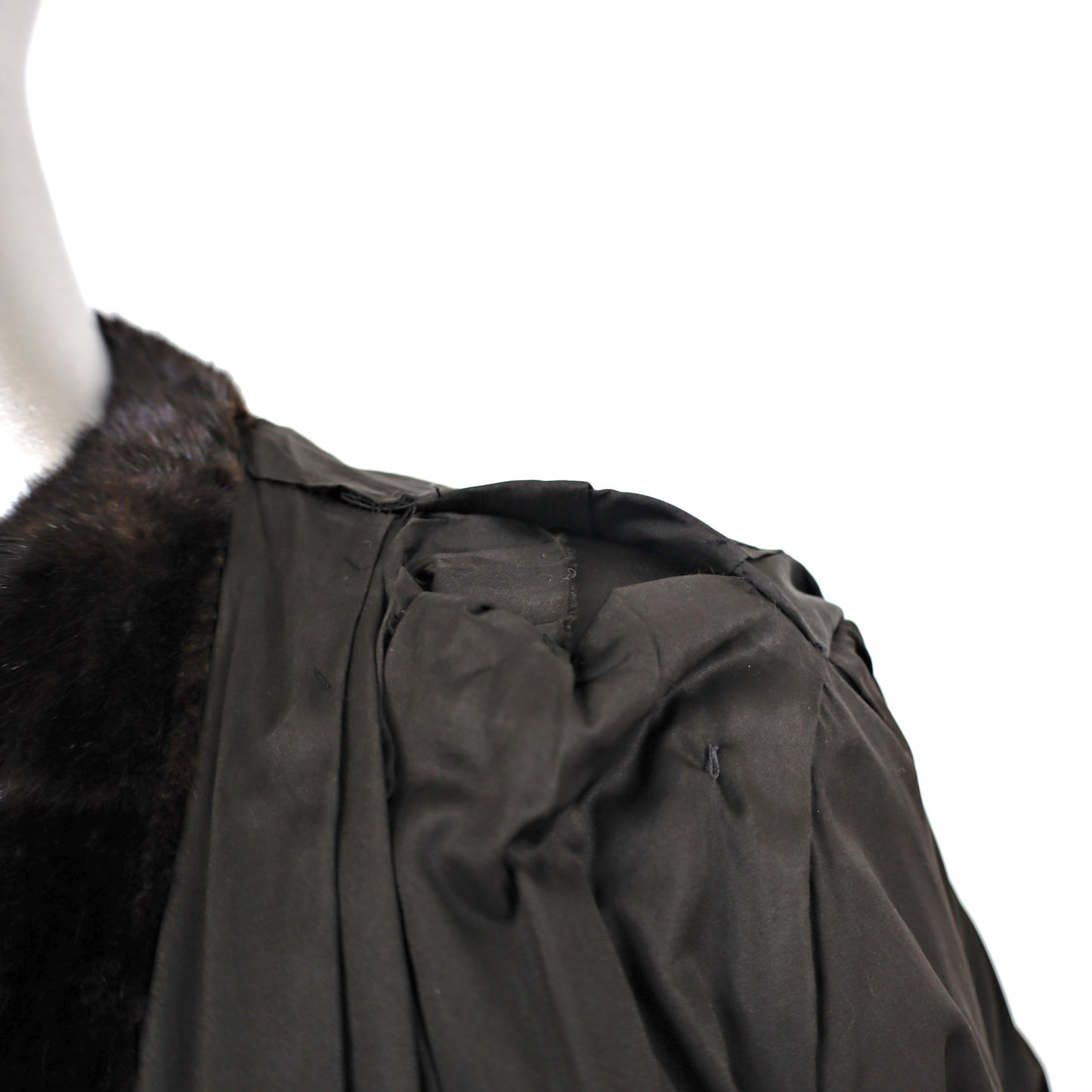 Ben Kahn Black Mink Coat- Size XL