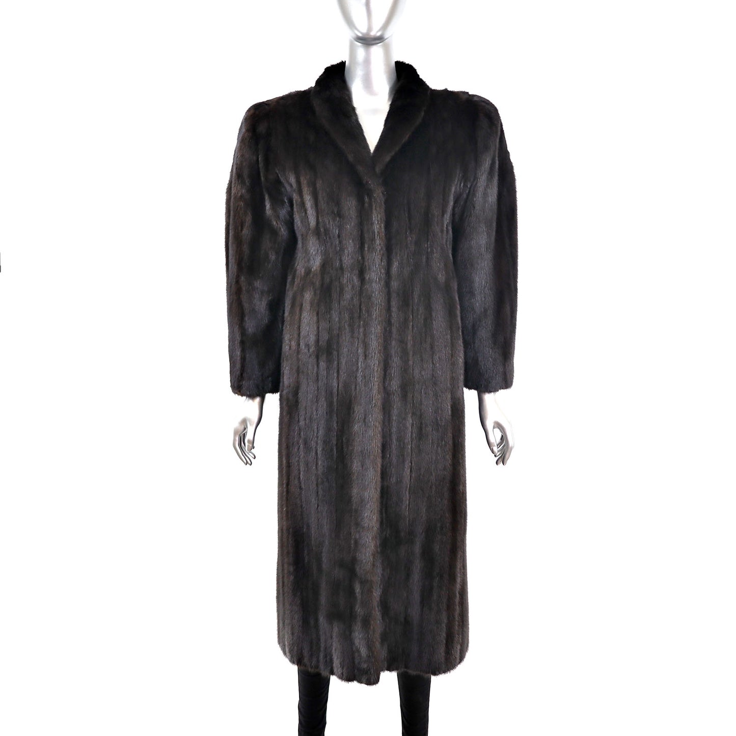 Black Mink Coat- Size S