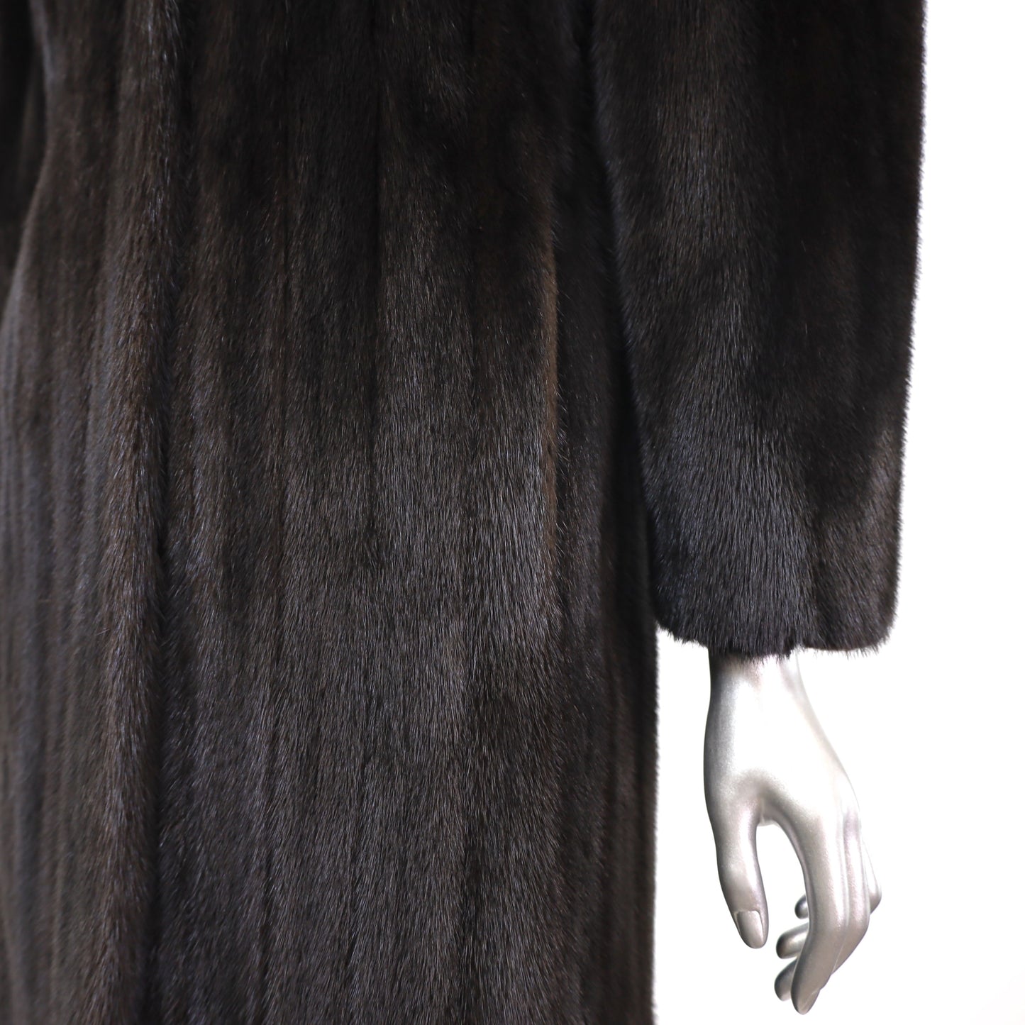 Black Mink Coat- Size S