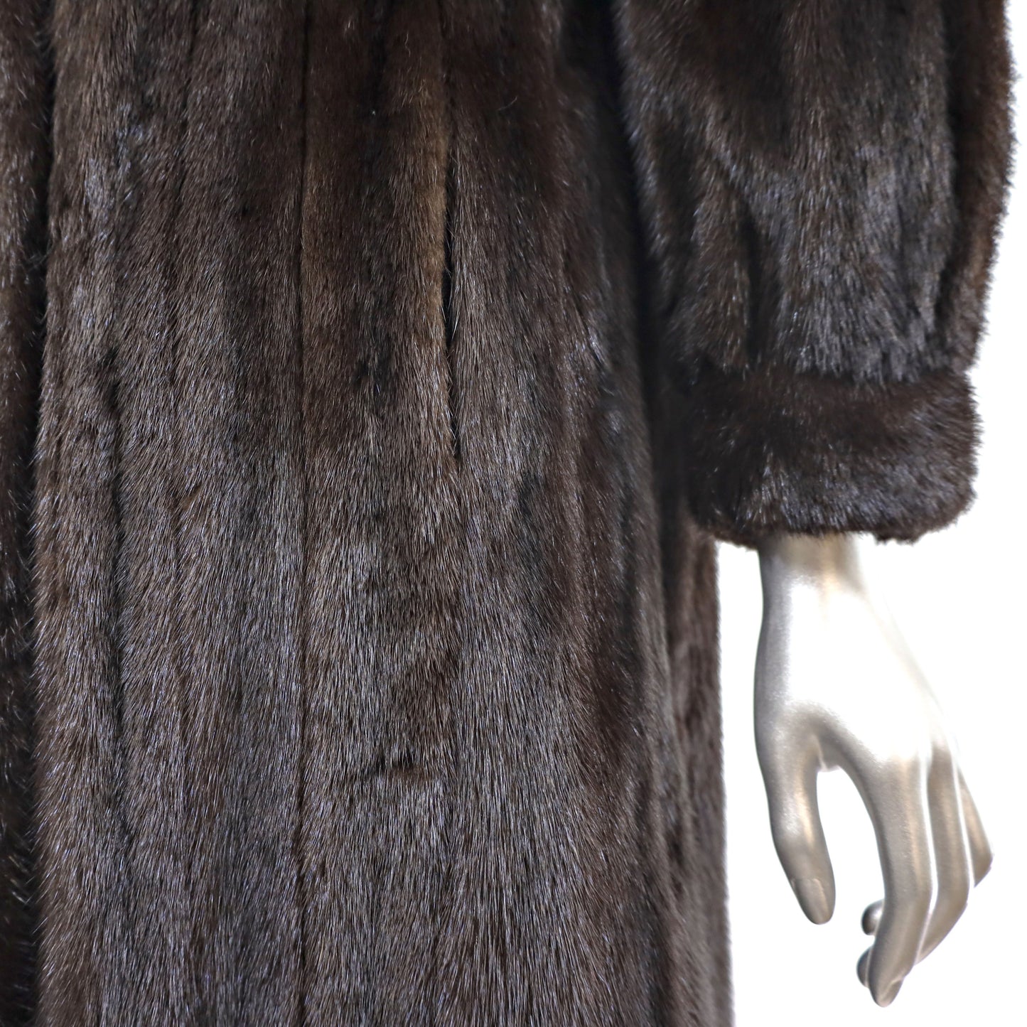 Mahogany Mink Coat- Size S