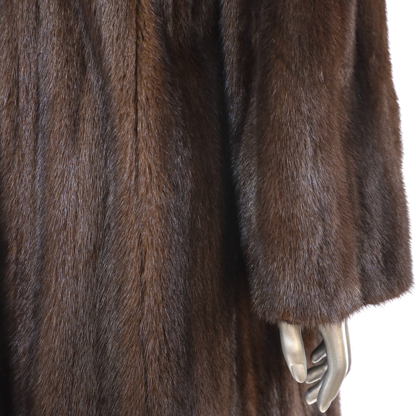 Mahogany Mink Coat- Size XXL