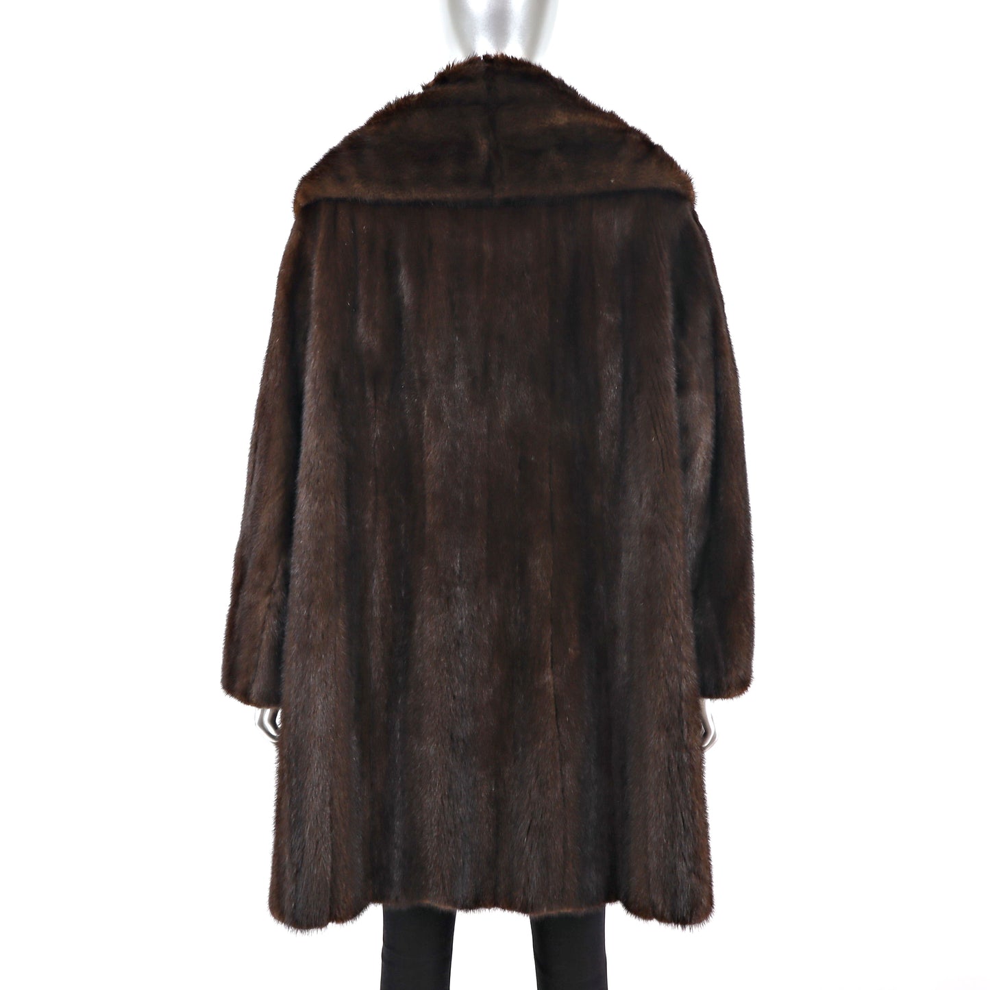 Mahogany Mink Coat- Size XXL