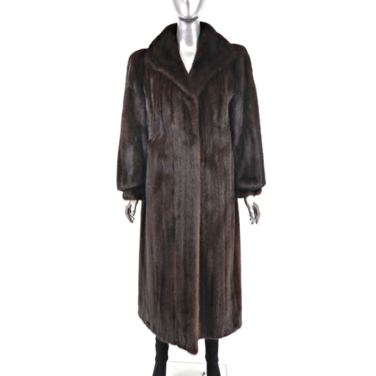 Mahogany Mink Coat- Size L