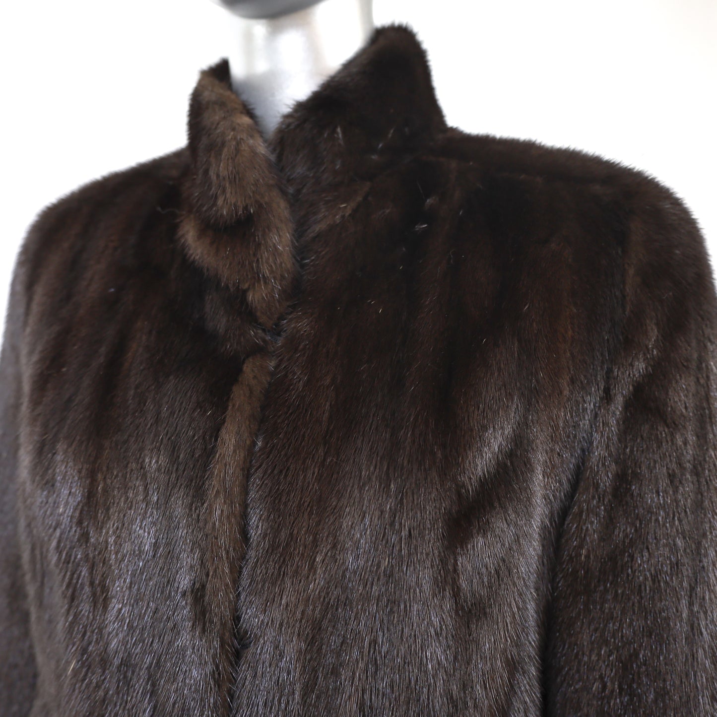 Black Mink Coat- Size M