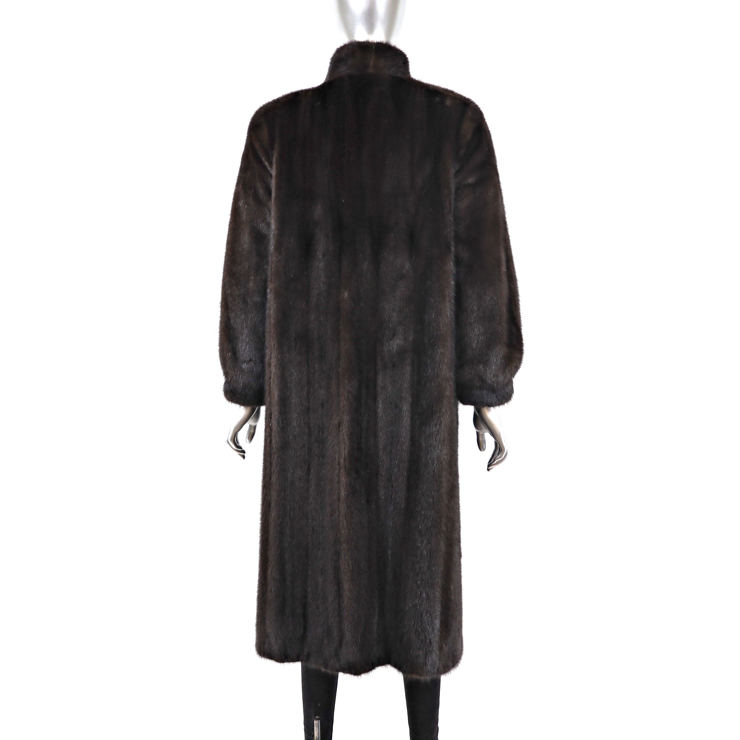 Black Mink Coat- Size M