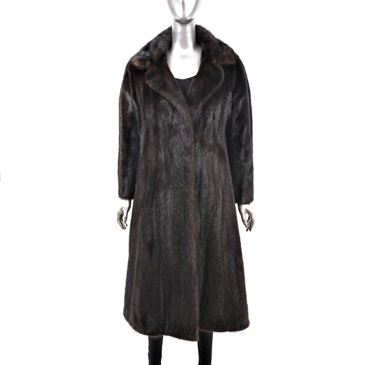 Mahogany Mink Coat- Size S