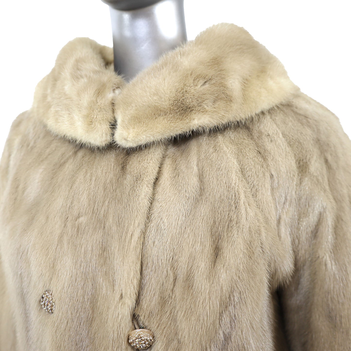 Tourmaline Mink Jacket- Size S