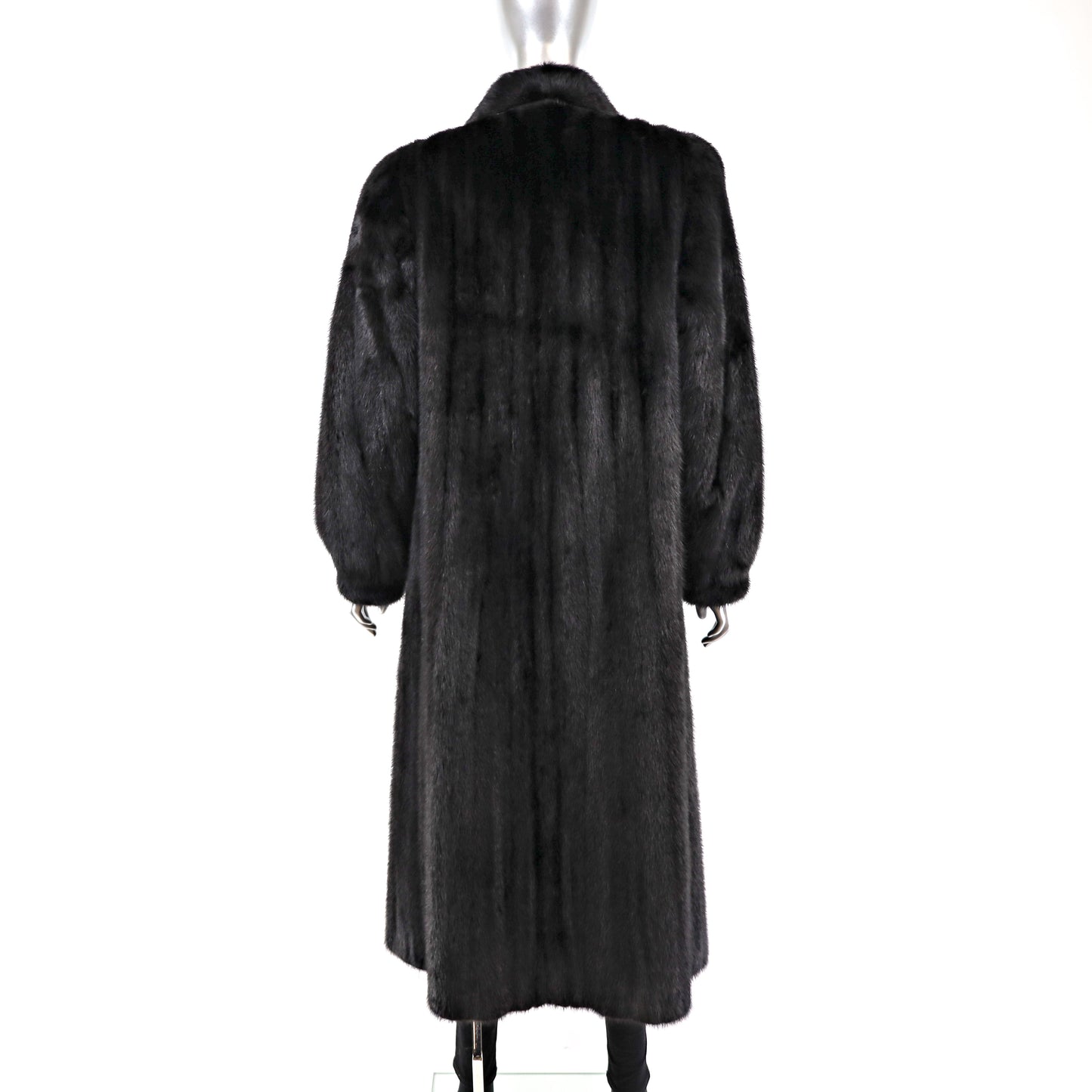 Black Mink Coat- Size M