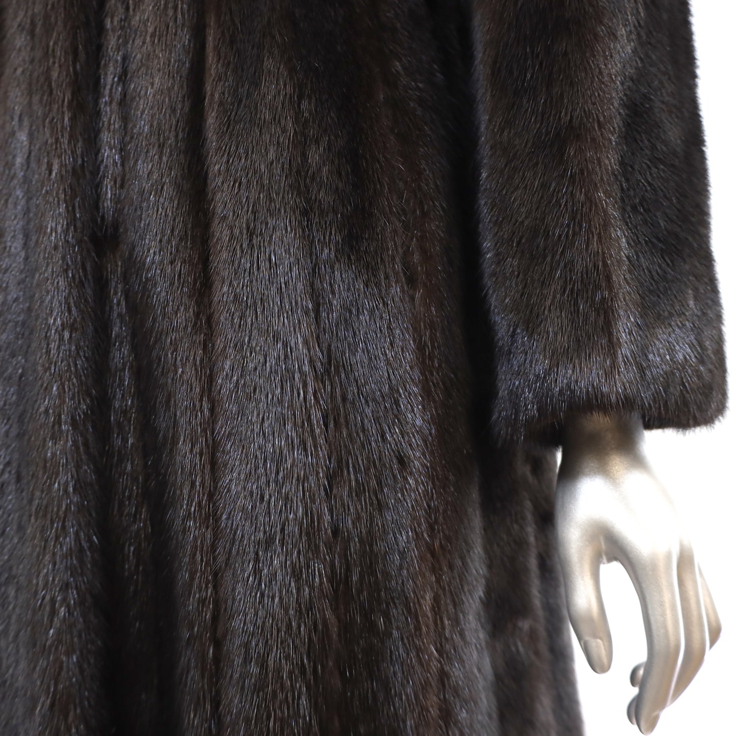 Black Mink Coat- Size L