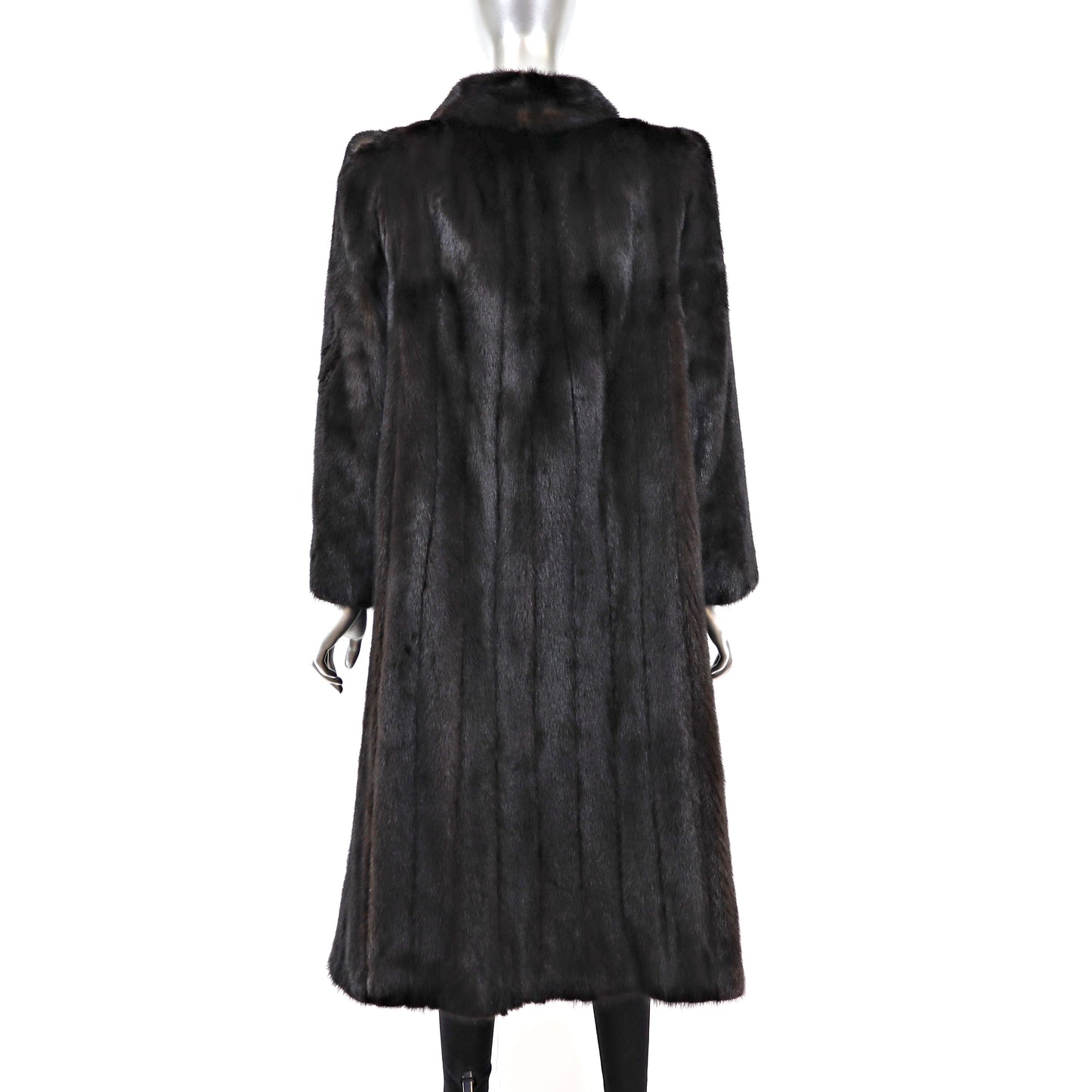 Black Mink Coat- Size L