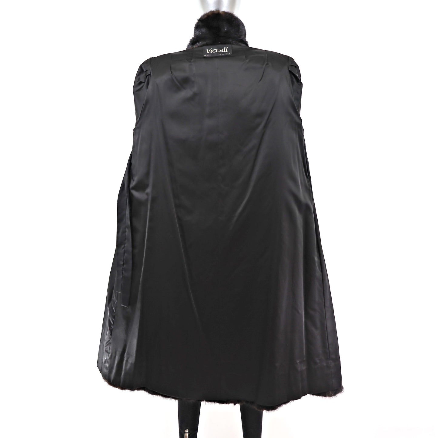 Black Mink Coat- Size L