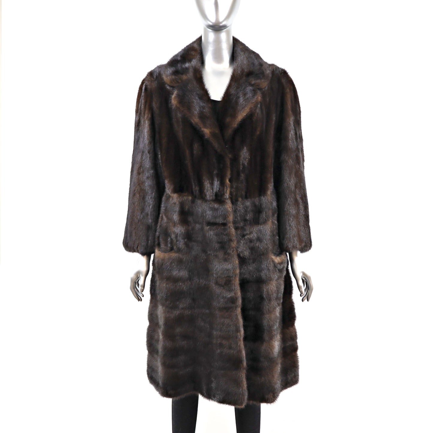 Mahogany Mink Coat- Size S