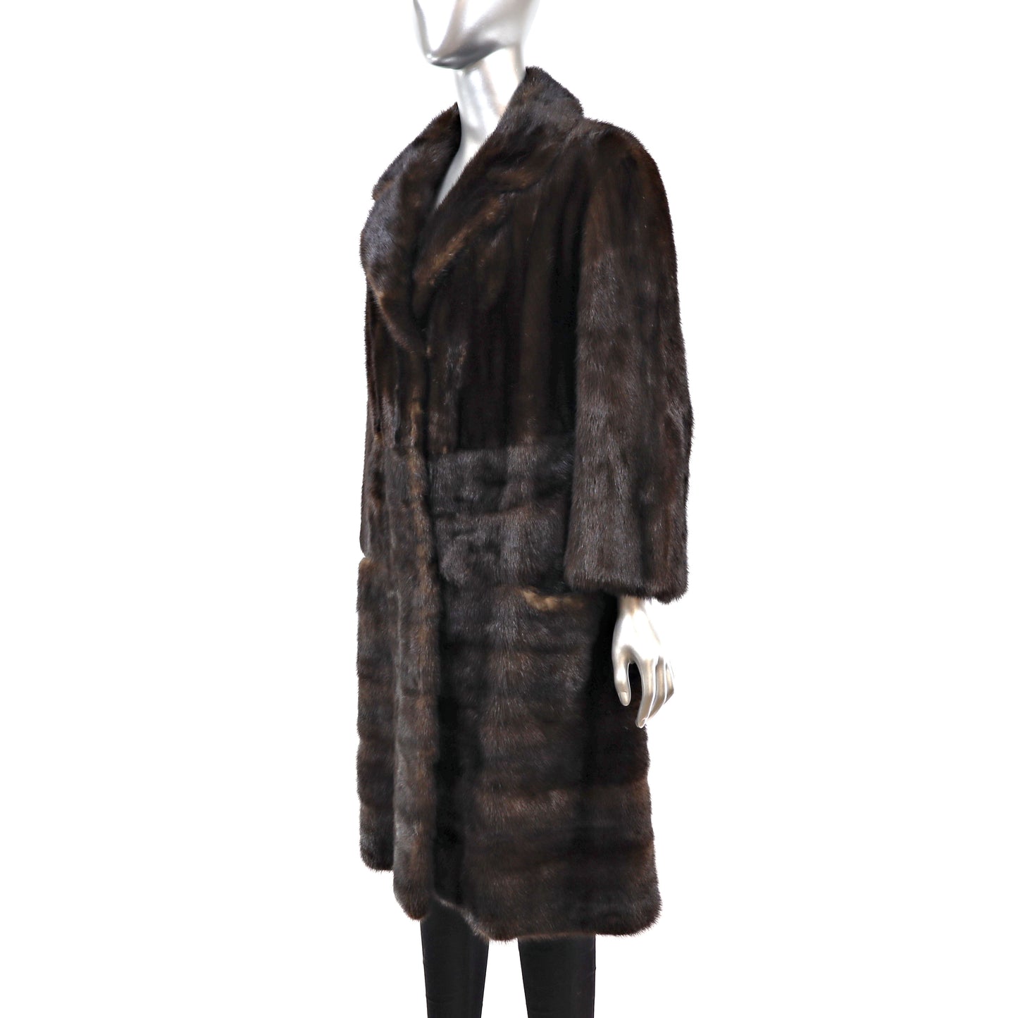 Mahogany Mink Coat- Size S