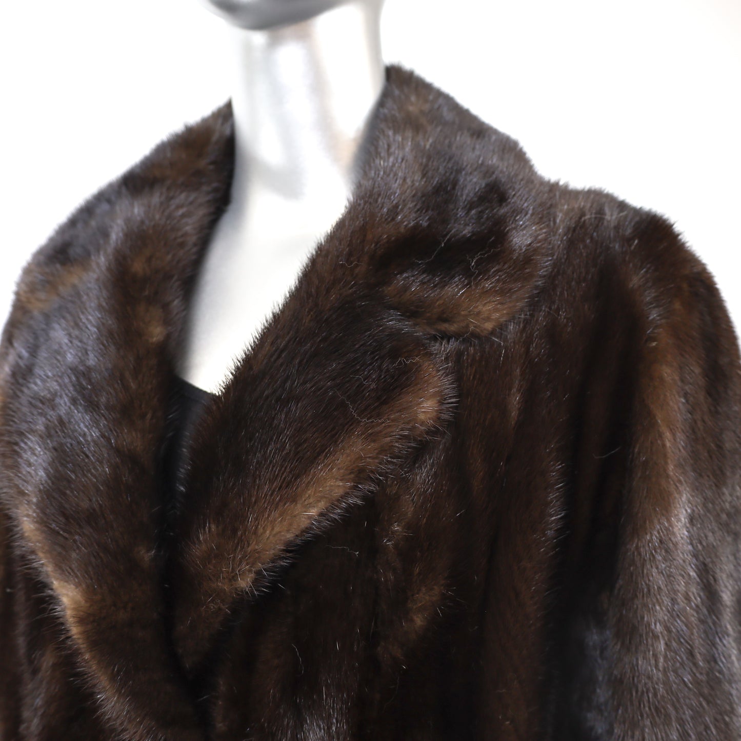 Mahogany Mink Coat- Size S