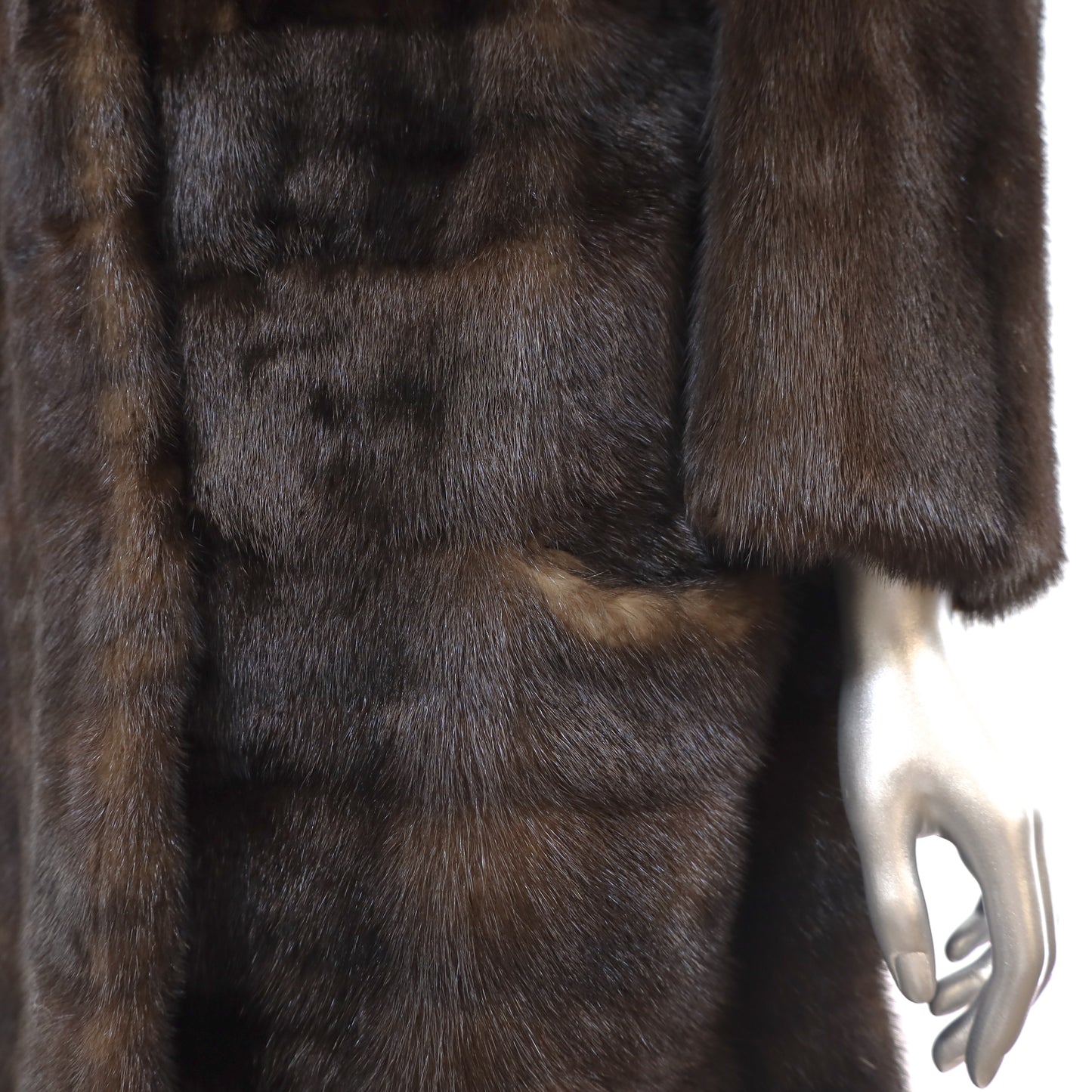 Mahogany Mink Coat- Size S