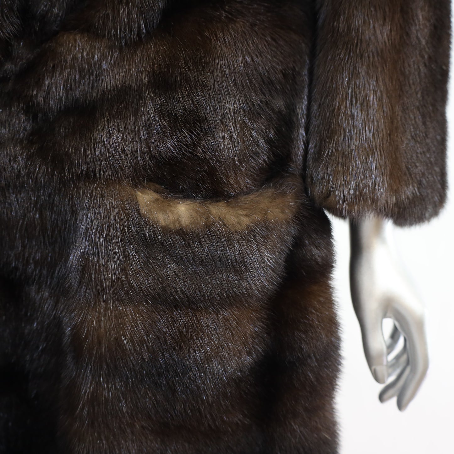 Mahogany Mink Coat- Size S