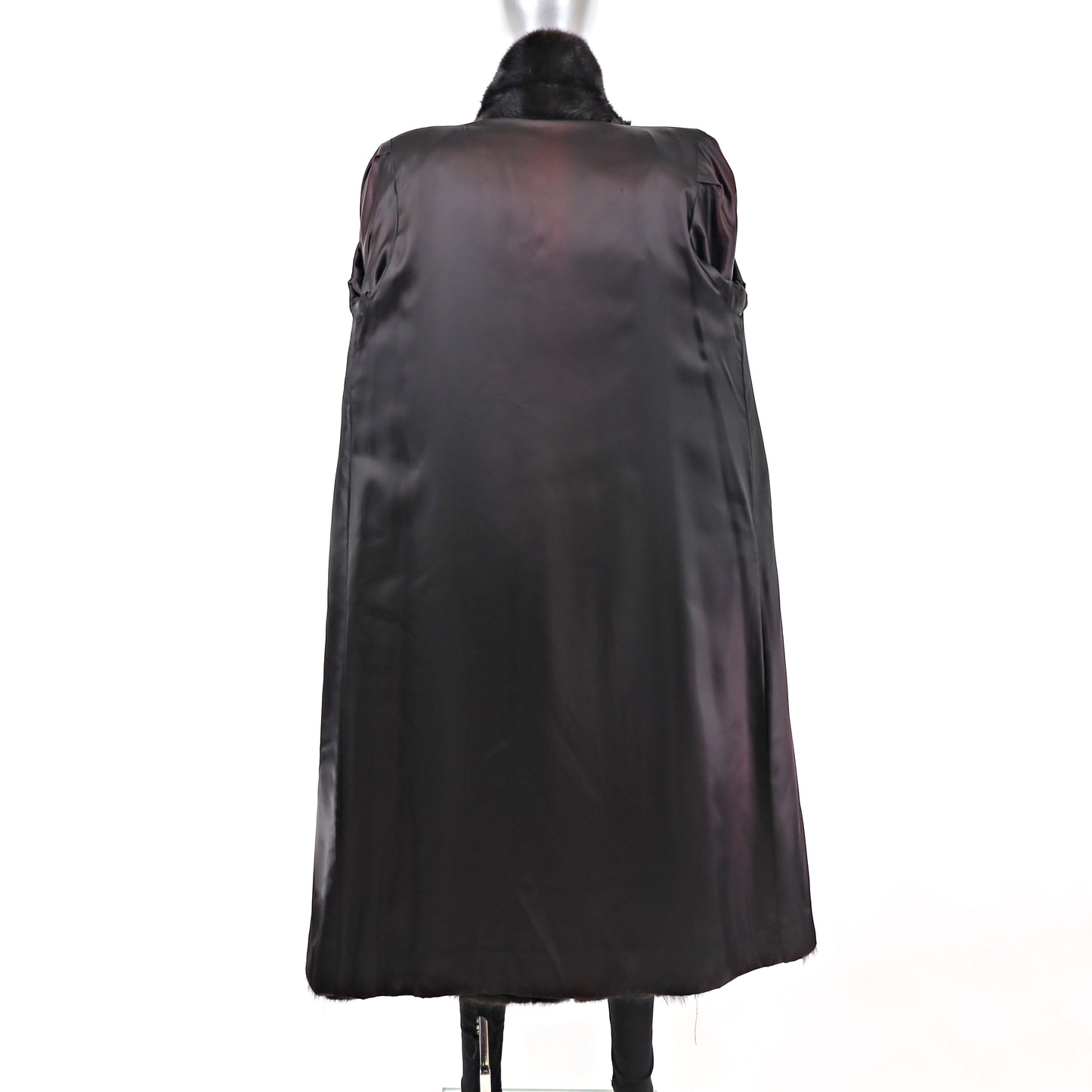 Dark Mahogany Mink Coat- Size M