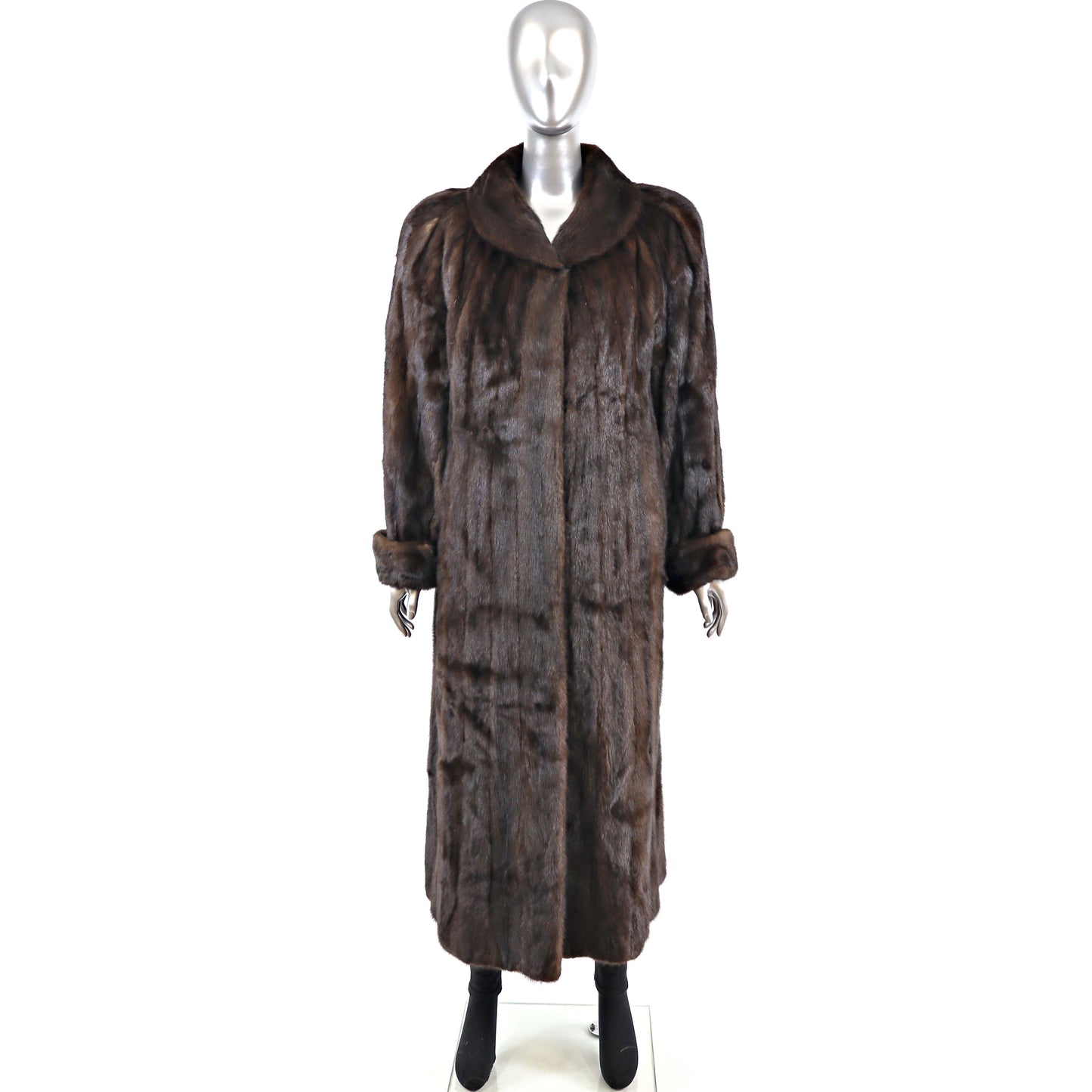 Mahogany Mink Coat- Size M