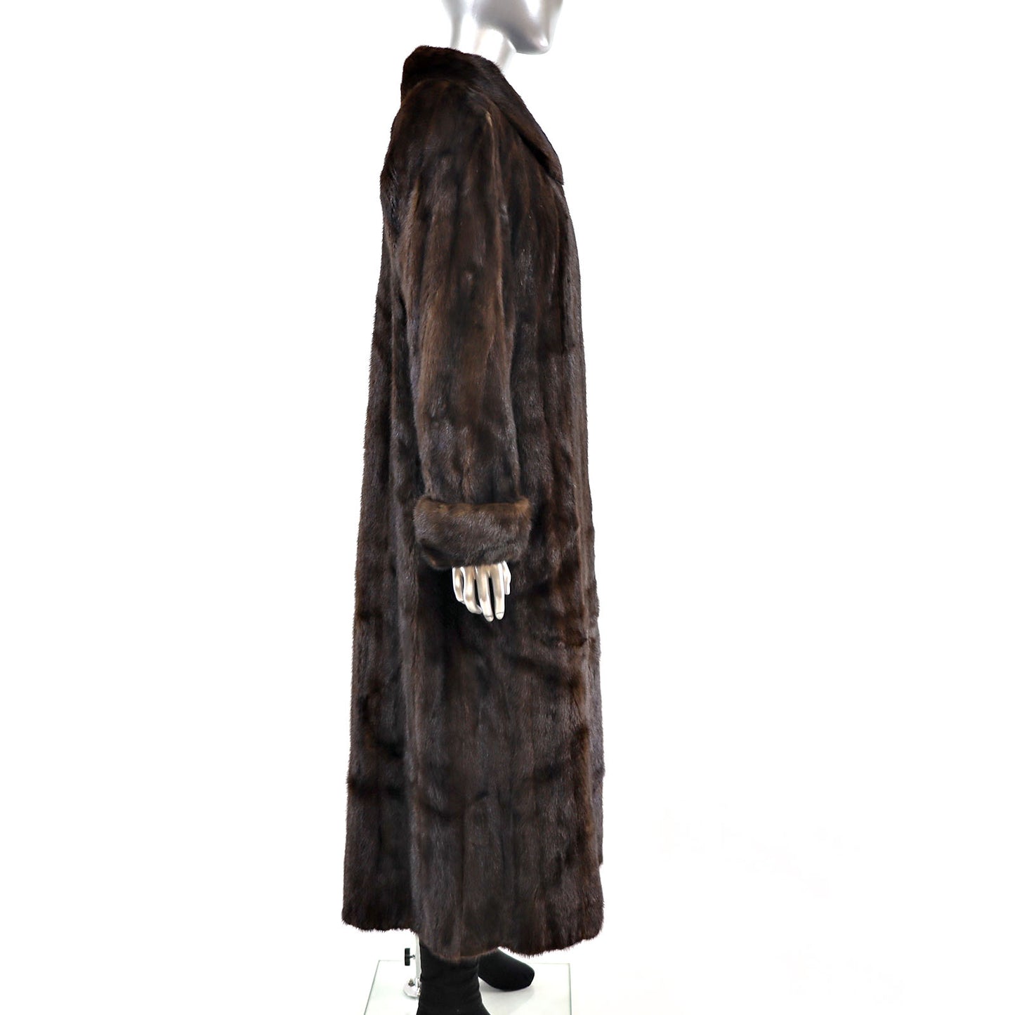 Mahogany Mink Coat- Size M