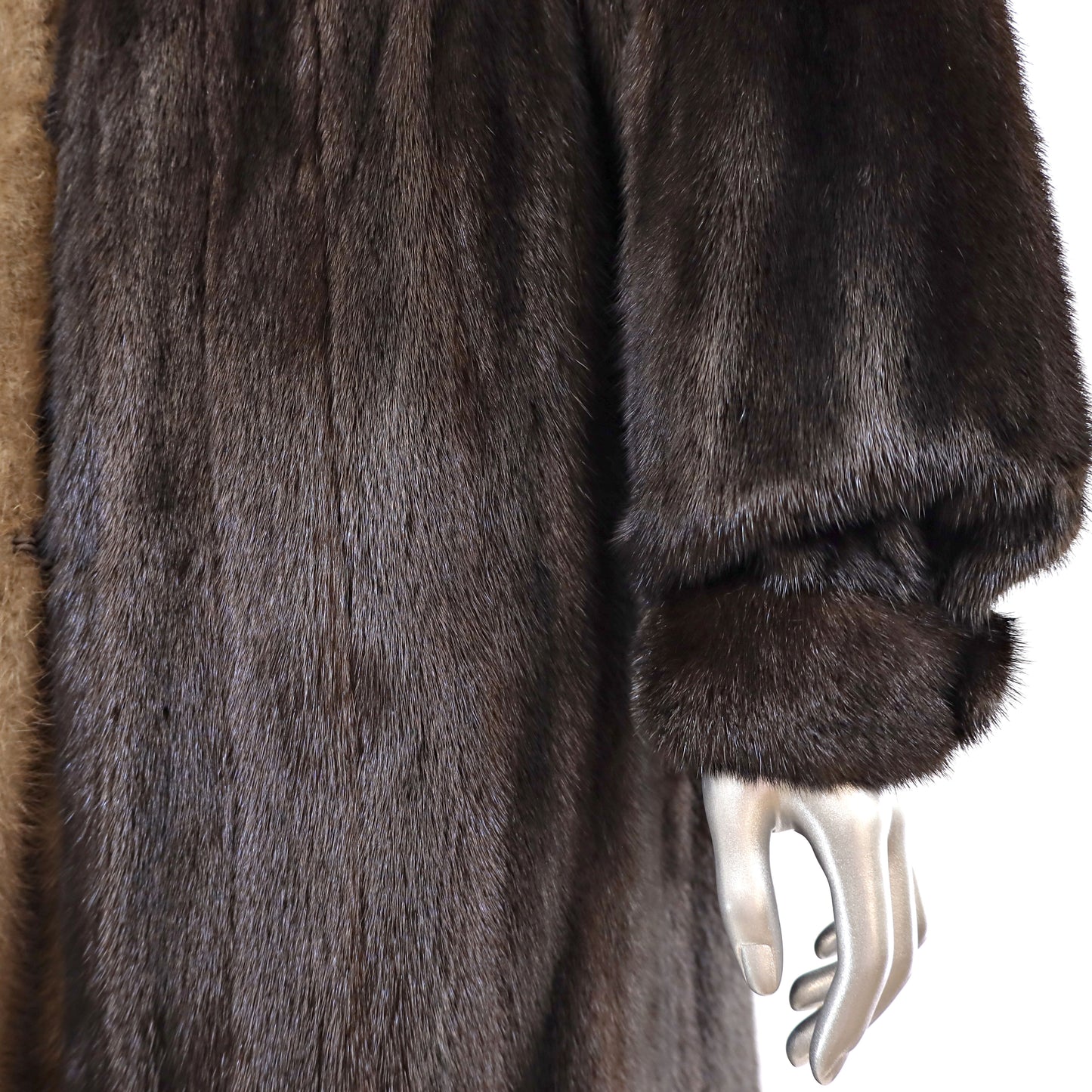 Mahogany Mink Coat- Size M