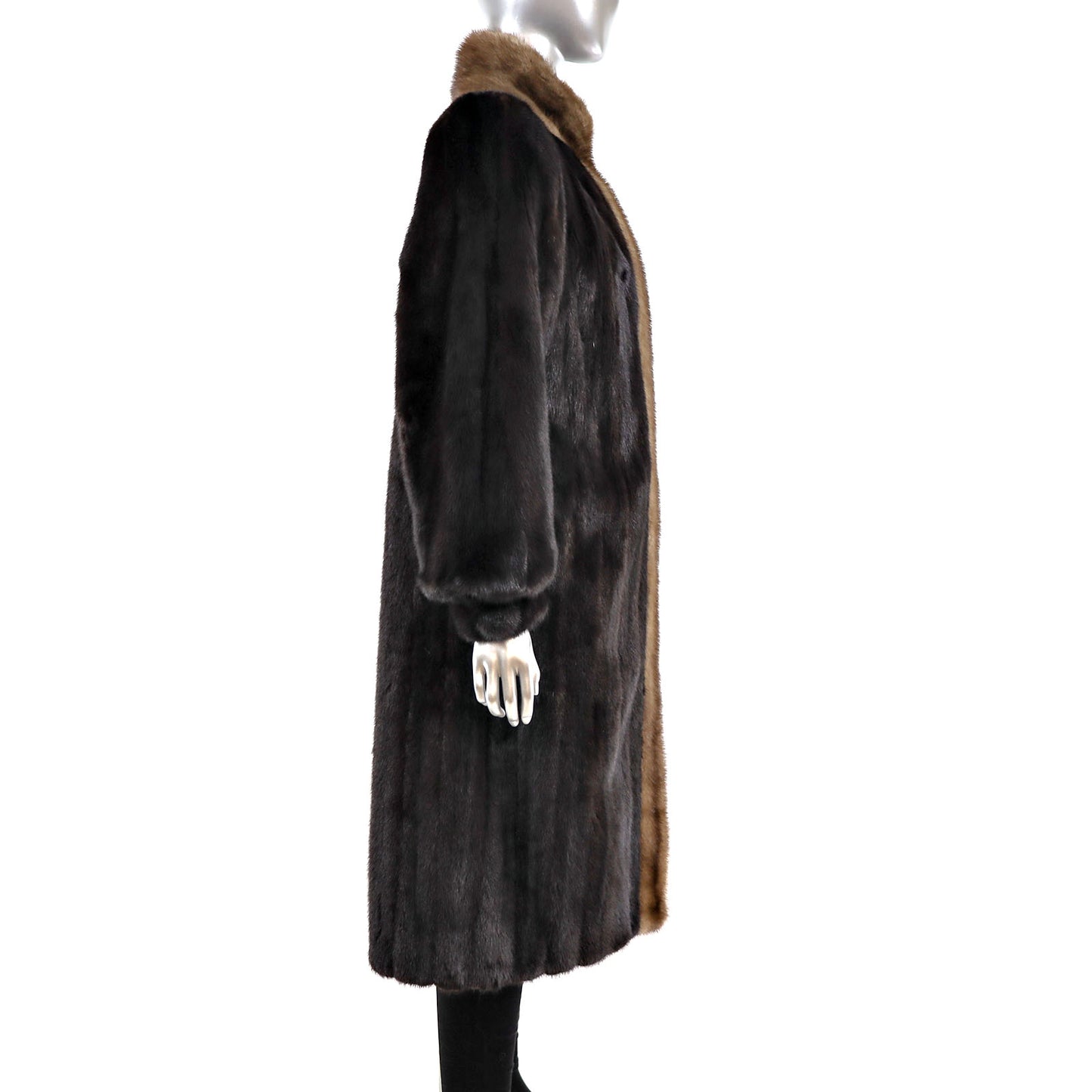 Mahogany Mink Coat- Size M