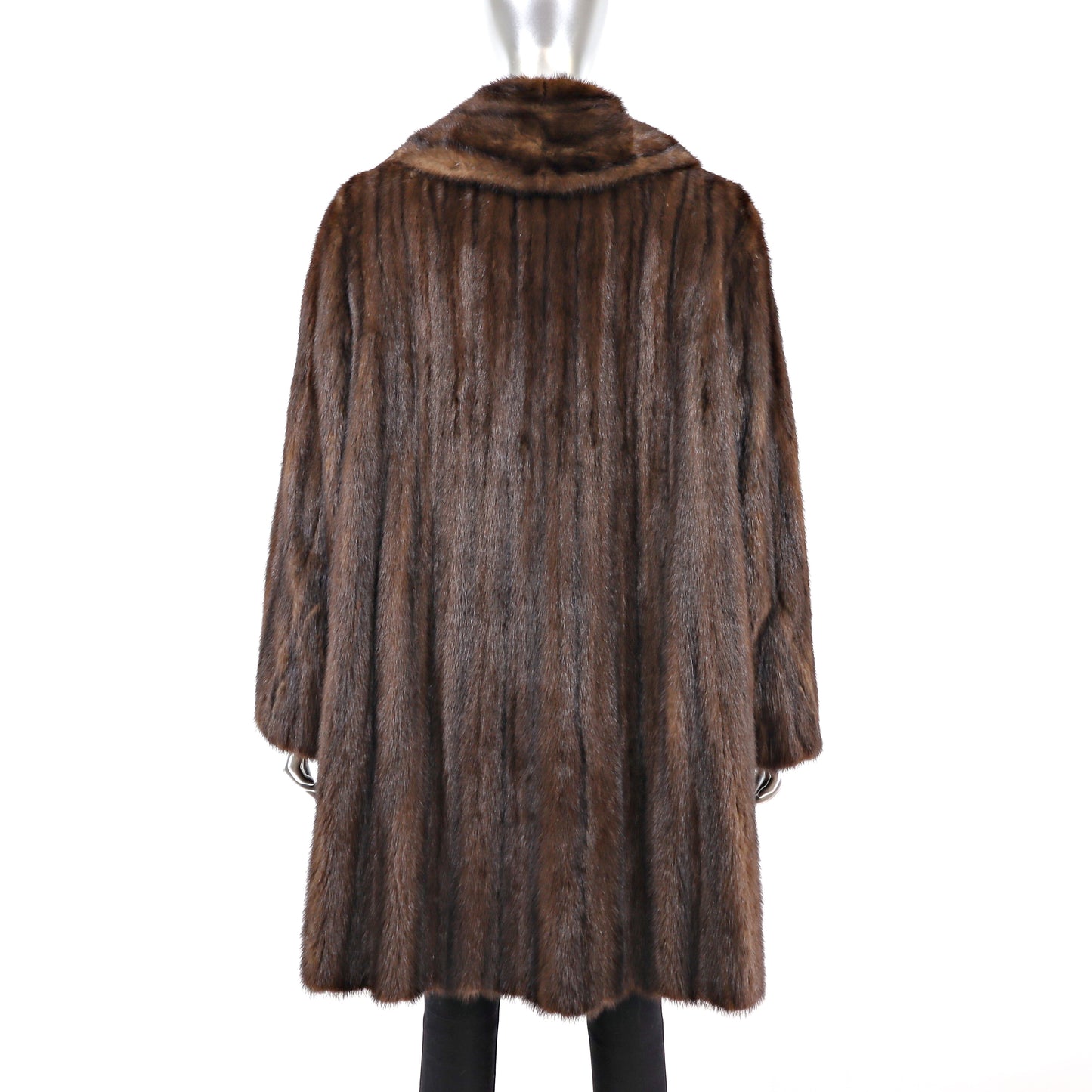 Mahogany Mink Coat- Size L