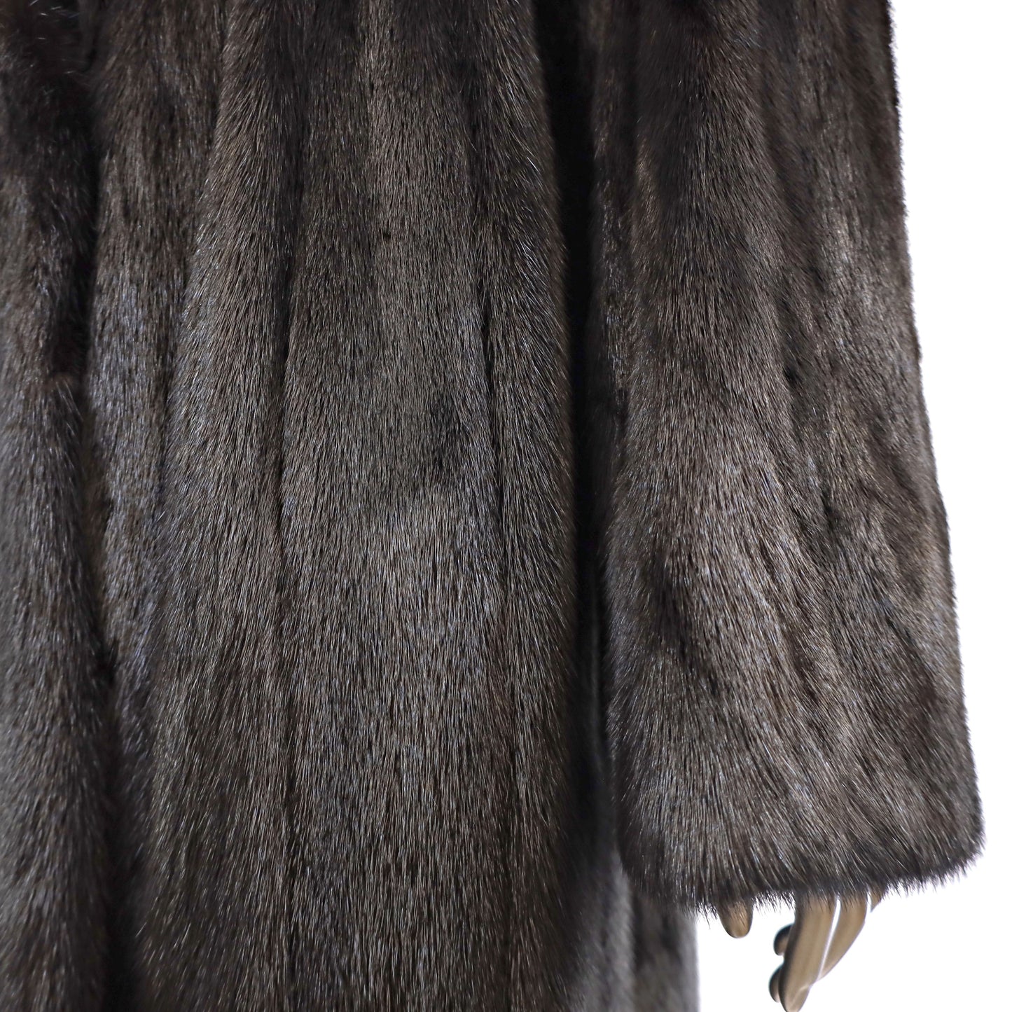 Black Mink Coat- Size M