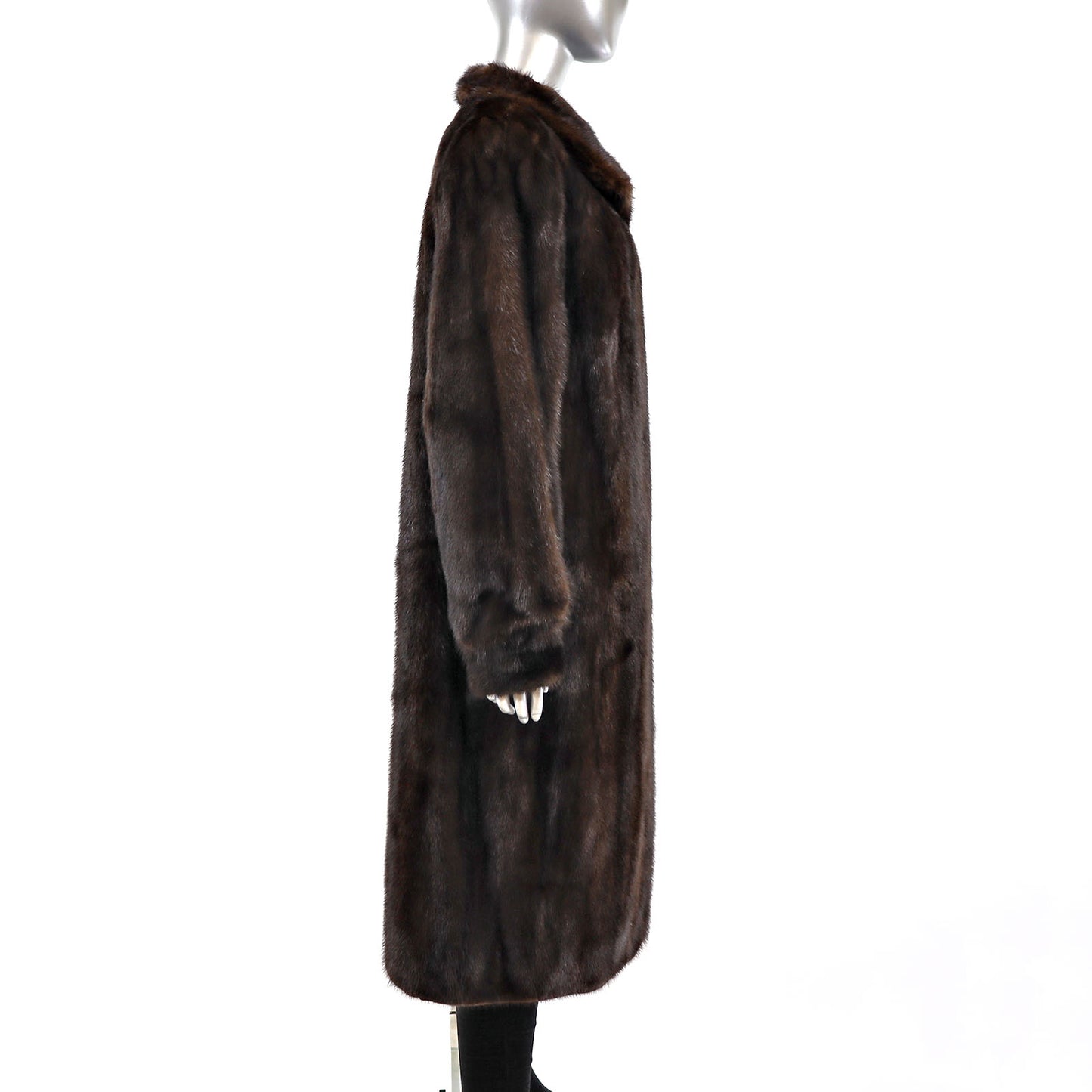 Mahogany Mink Coat- Size L