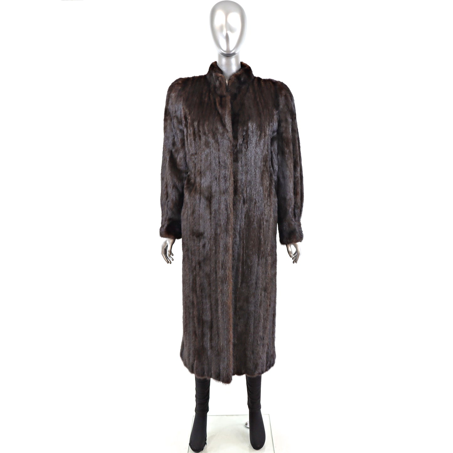 Mahogany Mink Coat- Size M