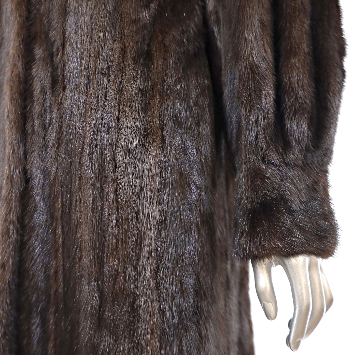 Mahogany Mink Coat- Size M