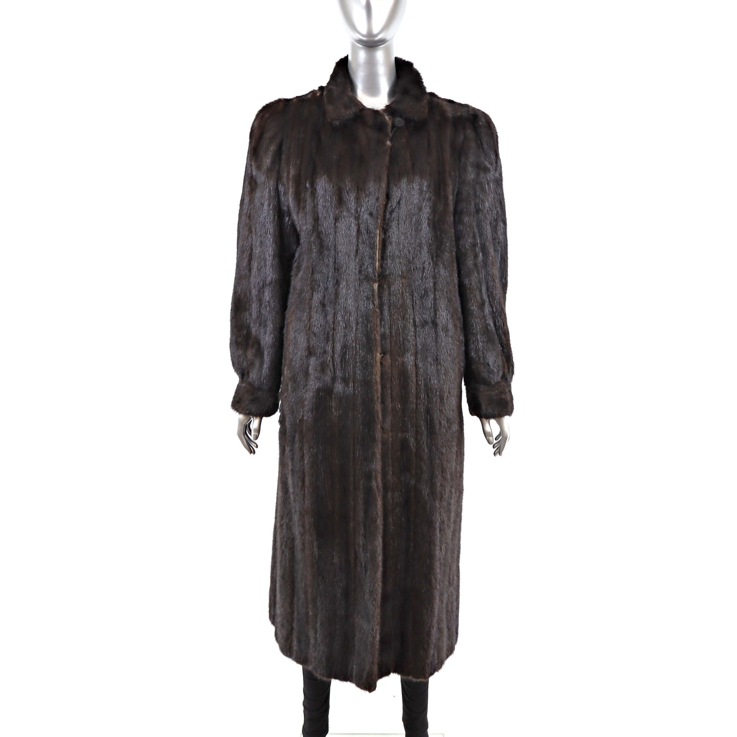 Mahogany Mink Coat- Size M