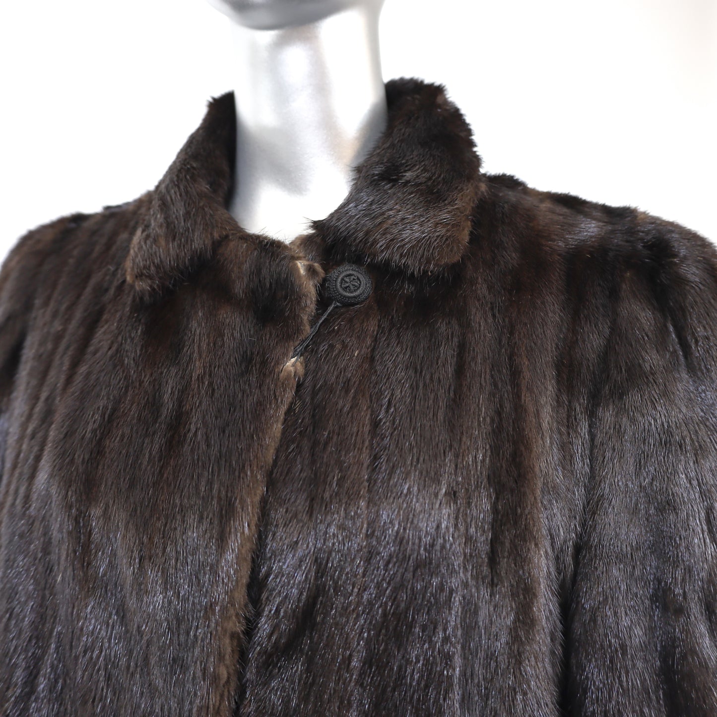 Mahogany Mink Coat- Size M