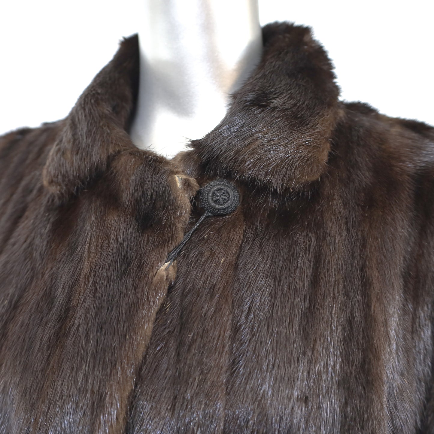 Mahogany Mink Coat- Size M