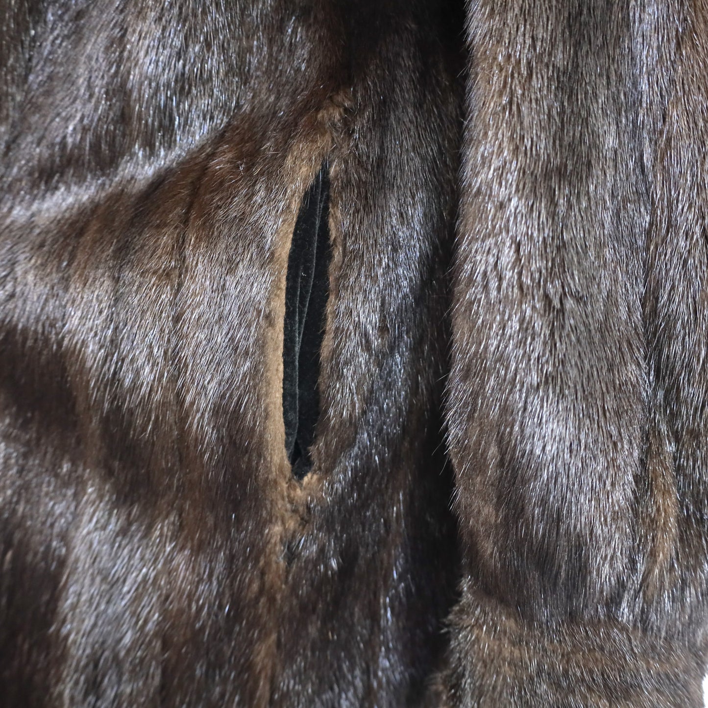 Mahogany Mink Coat- Size M