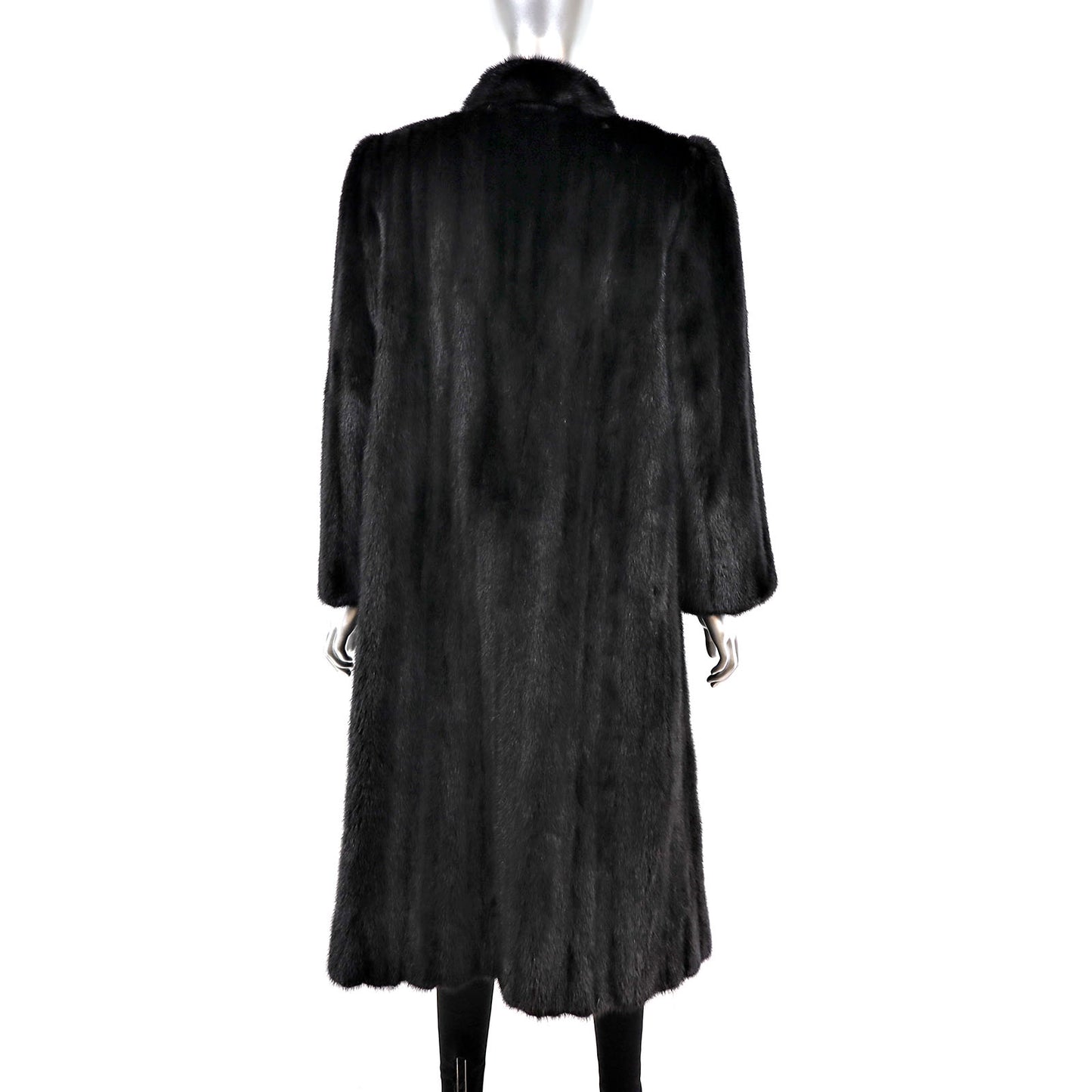 Black Mink Coat- Size M