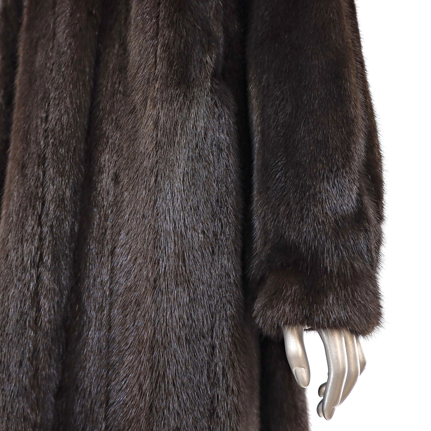 Mahogany Mink Coat- Size M