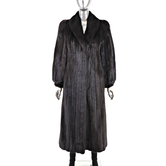 Karl Lagerfeld Mahogany Mink Coat- Size M