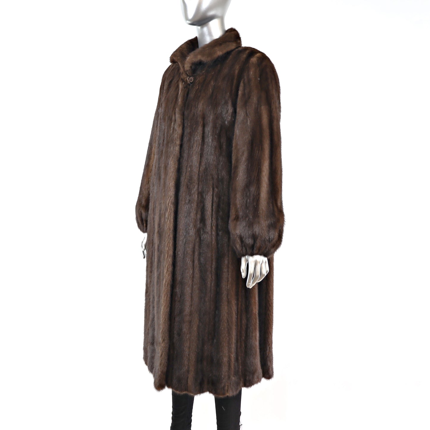 Mahogany Mink Coat- Size L