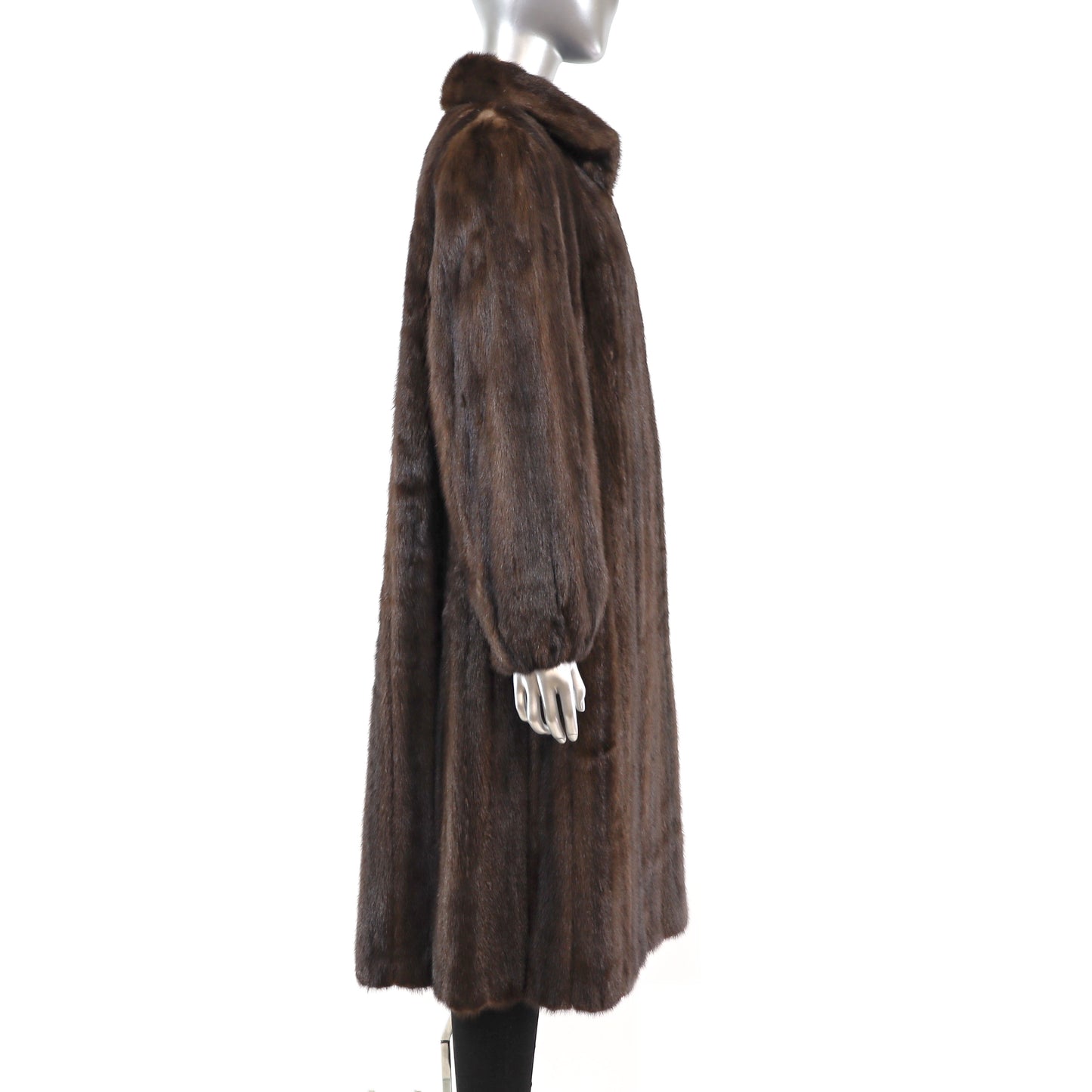 Mahogany Mink Coat- Size L