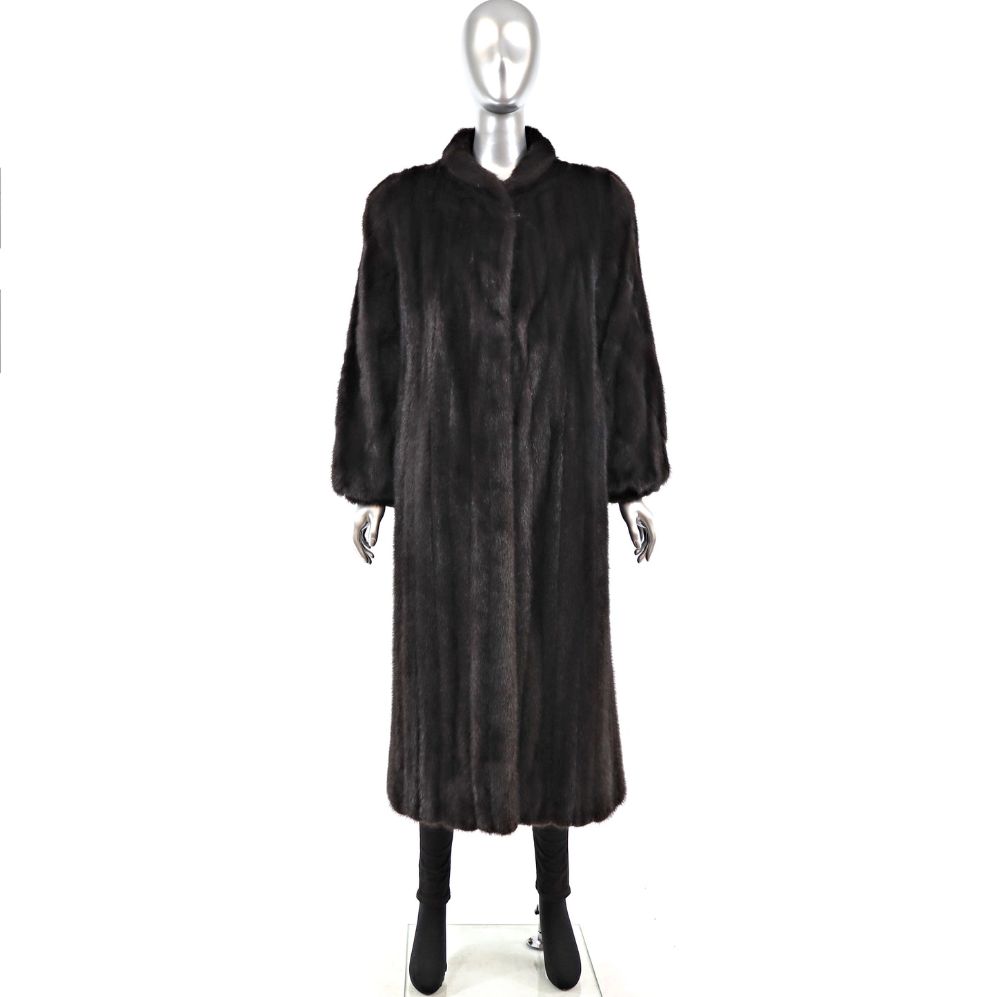 Mahogany Mink Coat- Size L