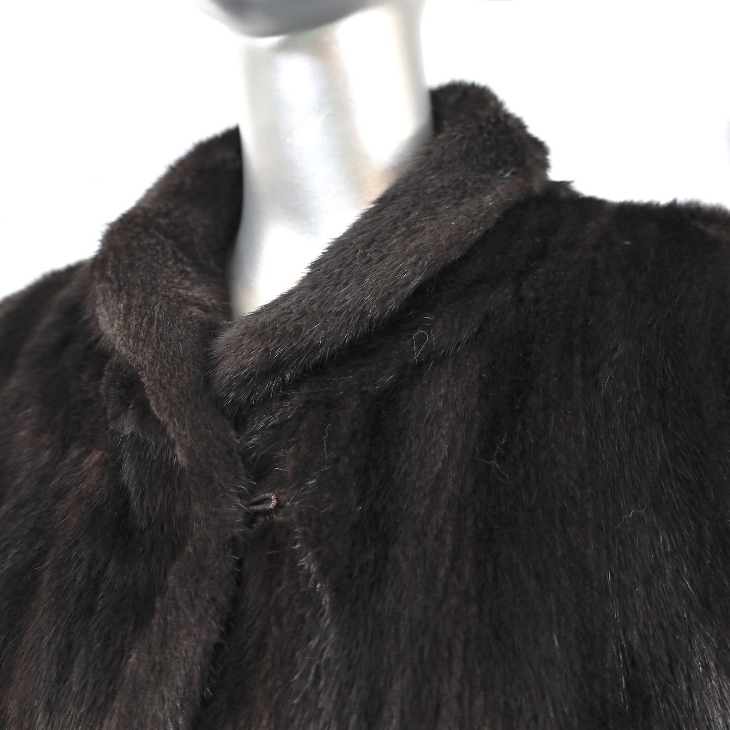 Mahogany Mink Coat- Size L