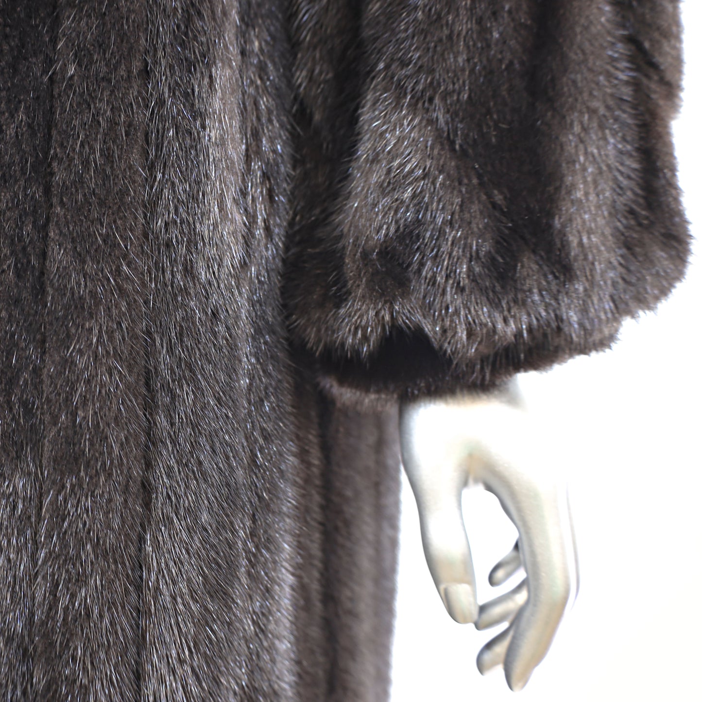 Mahogany Mink Coat- Size L